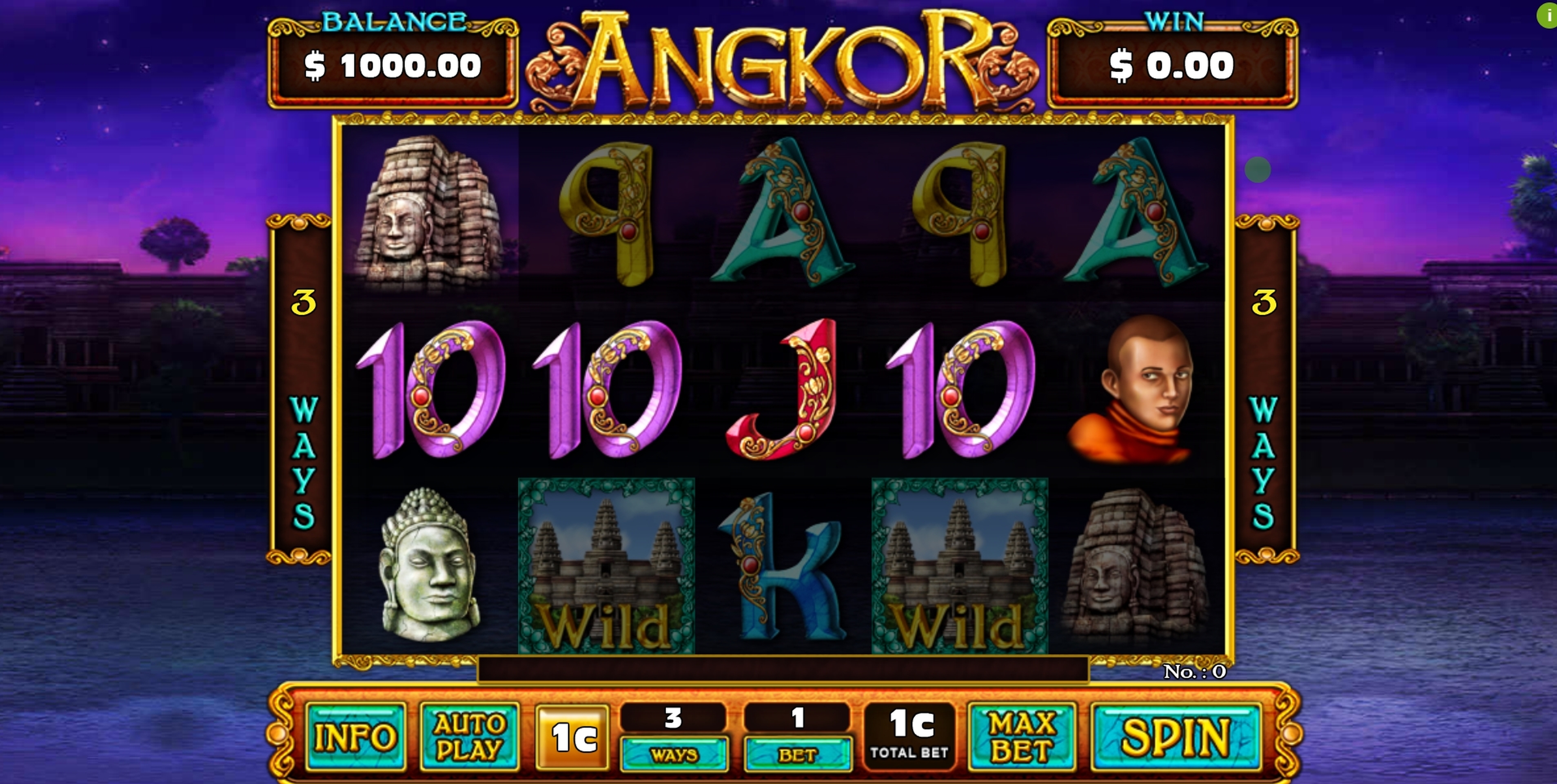Reels in Angkor Slot Game by GMW