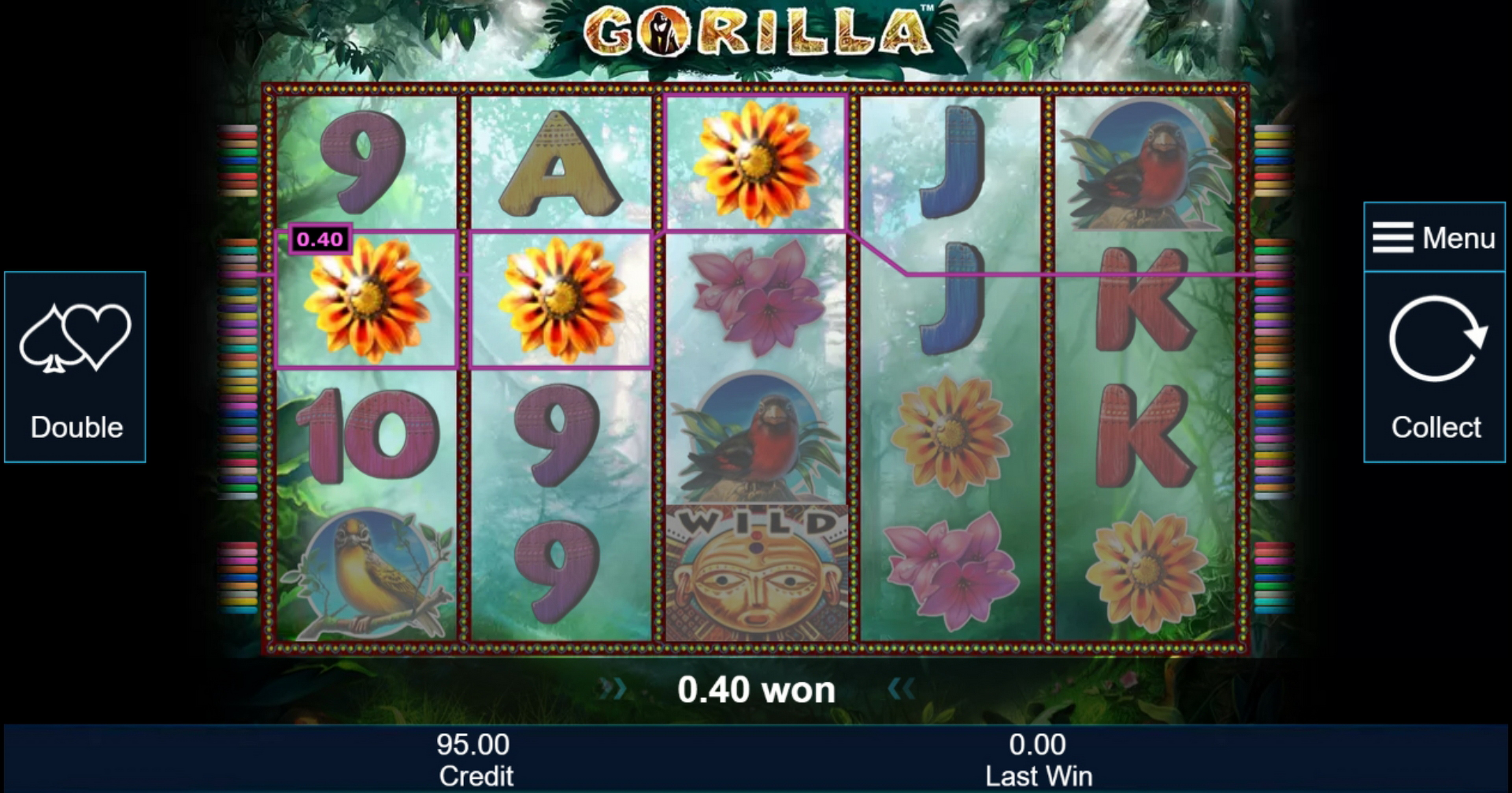 Win Money in Gorilla Free Slot Game by Greentube