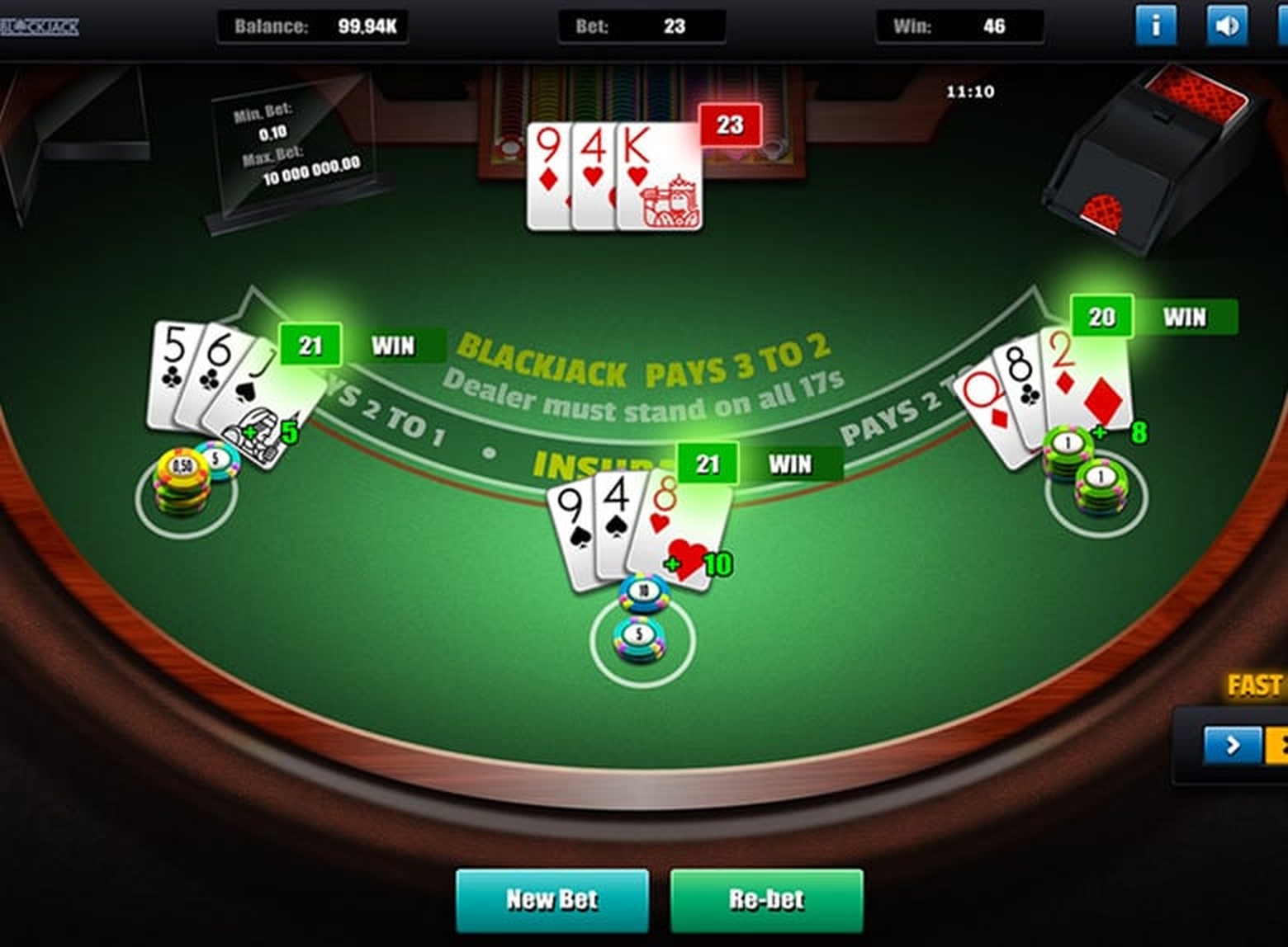 The Grand Blackjack (Green Tube) Online Slot Demo Game by Greentube