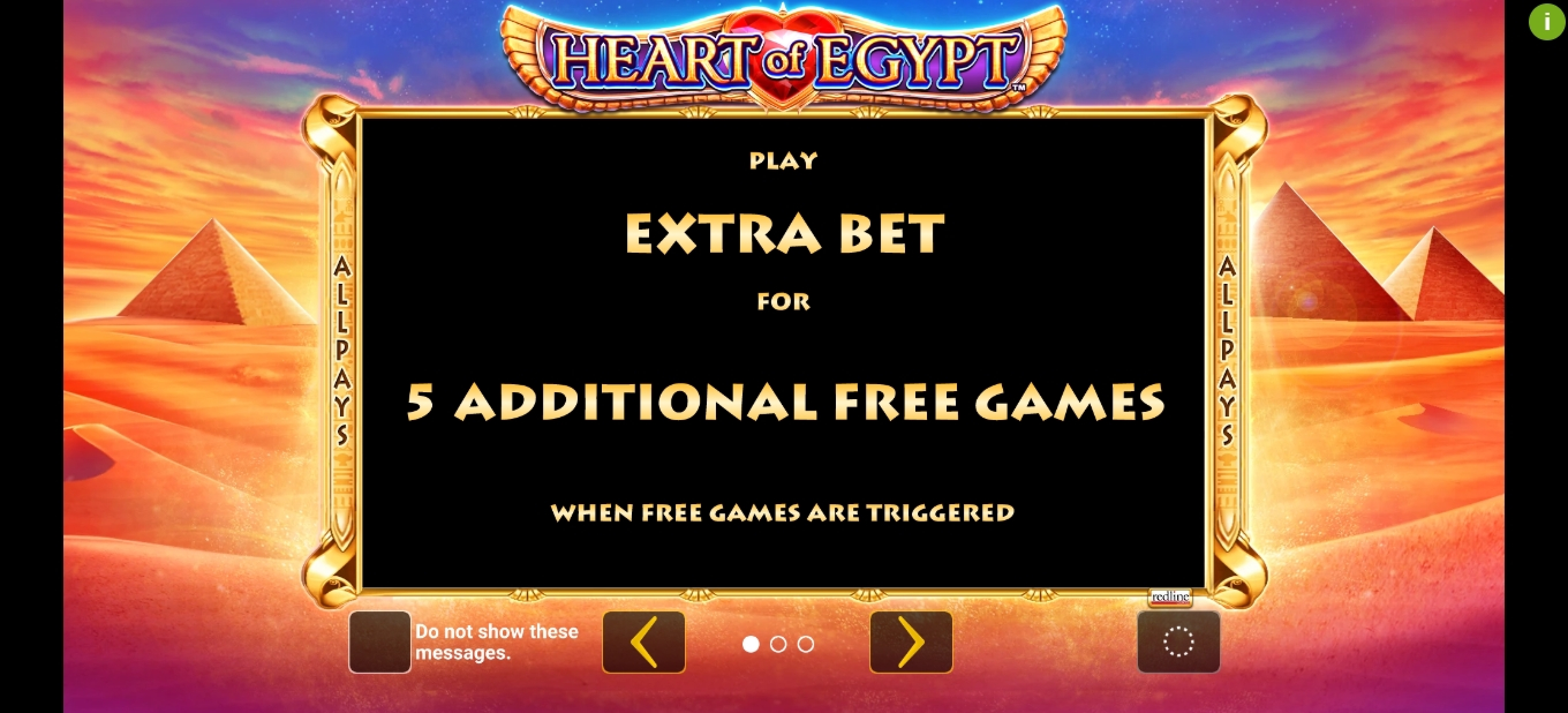 Play Heart of Egypt Free Casino Slot Game by Greentube
