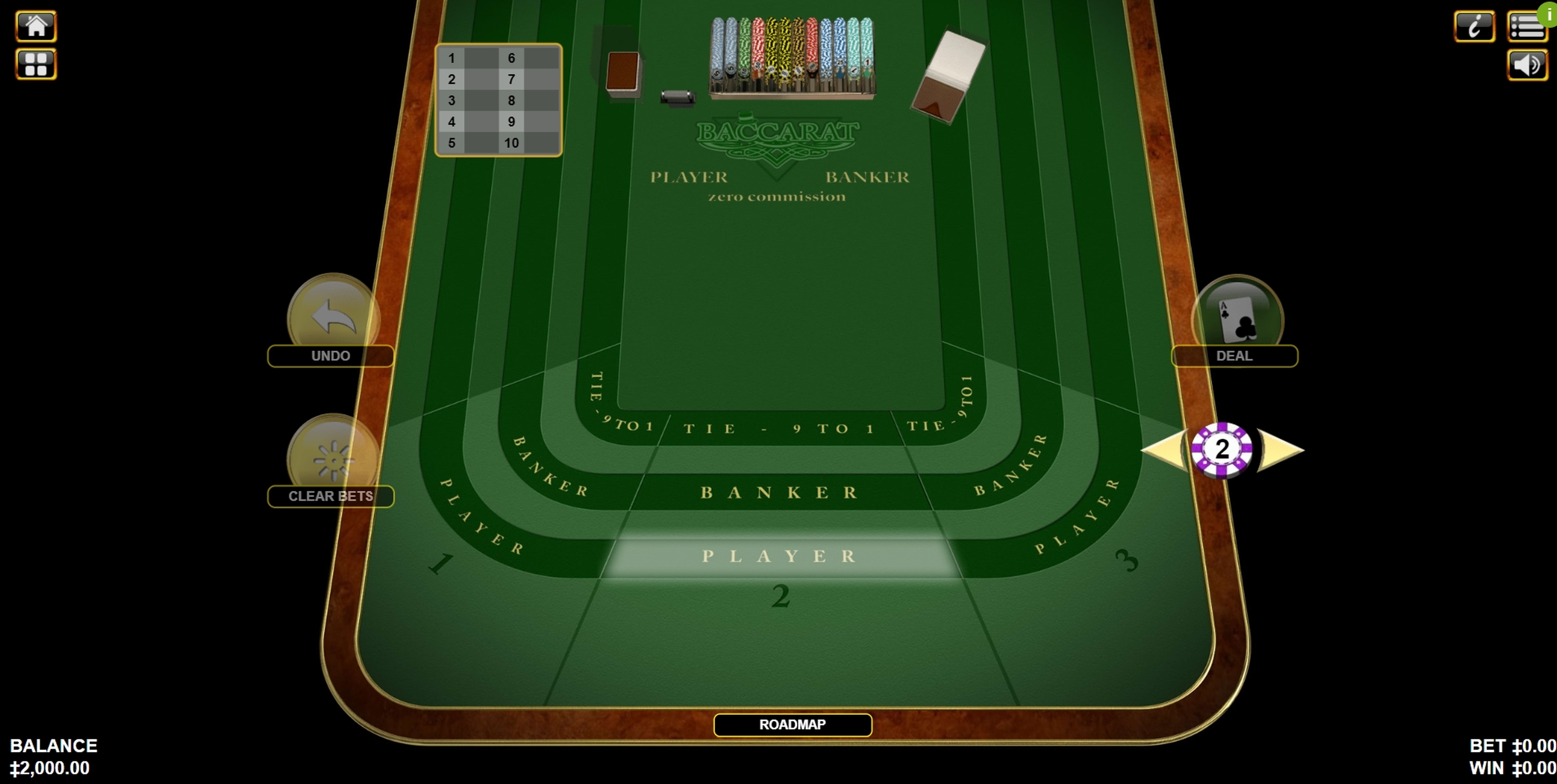 Reels in Baccarat Zero Commission Slot Game by Habanero
