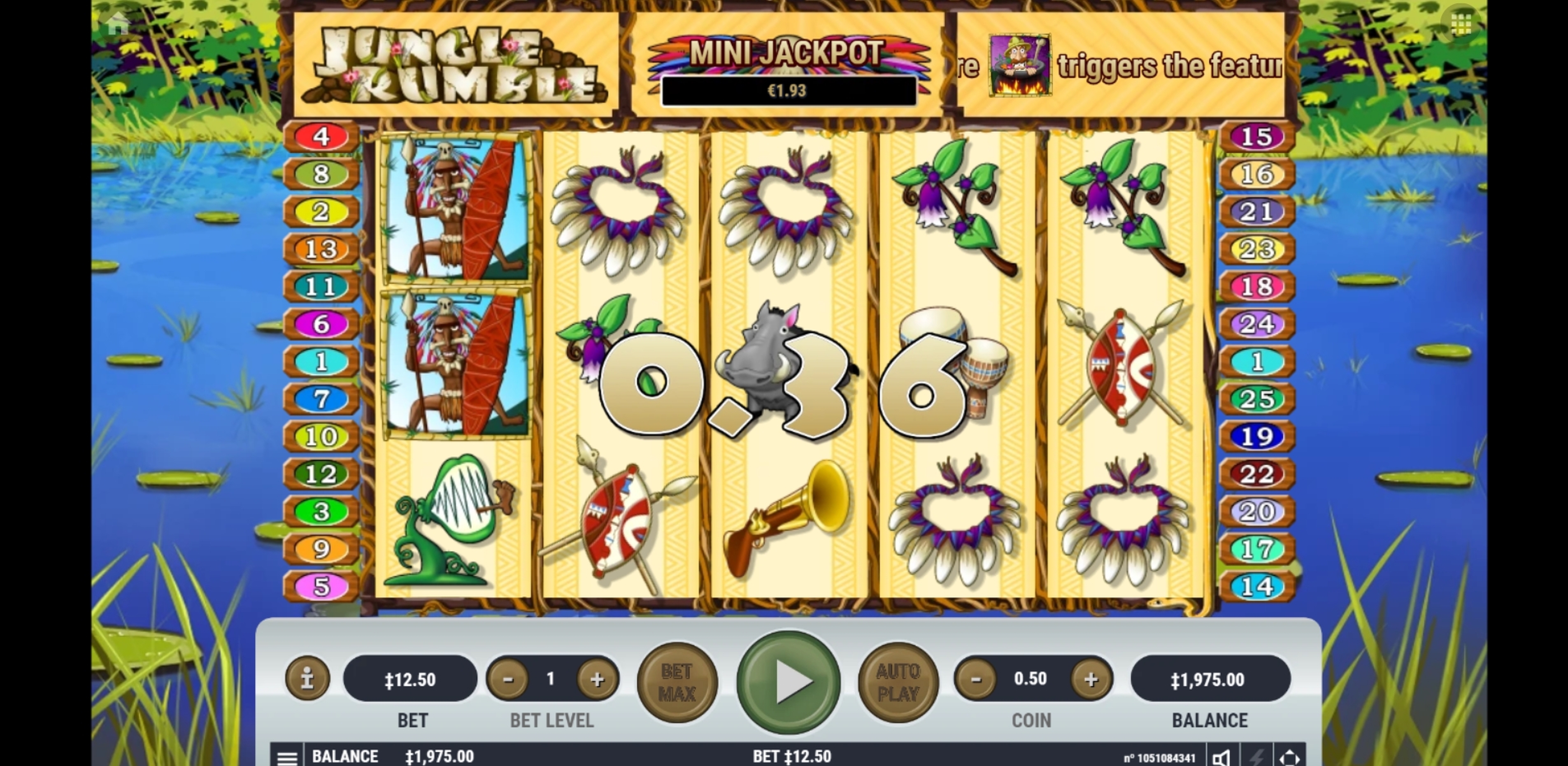 Win Money in Jungle Rumble Free Slot Game by Habanero
