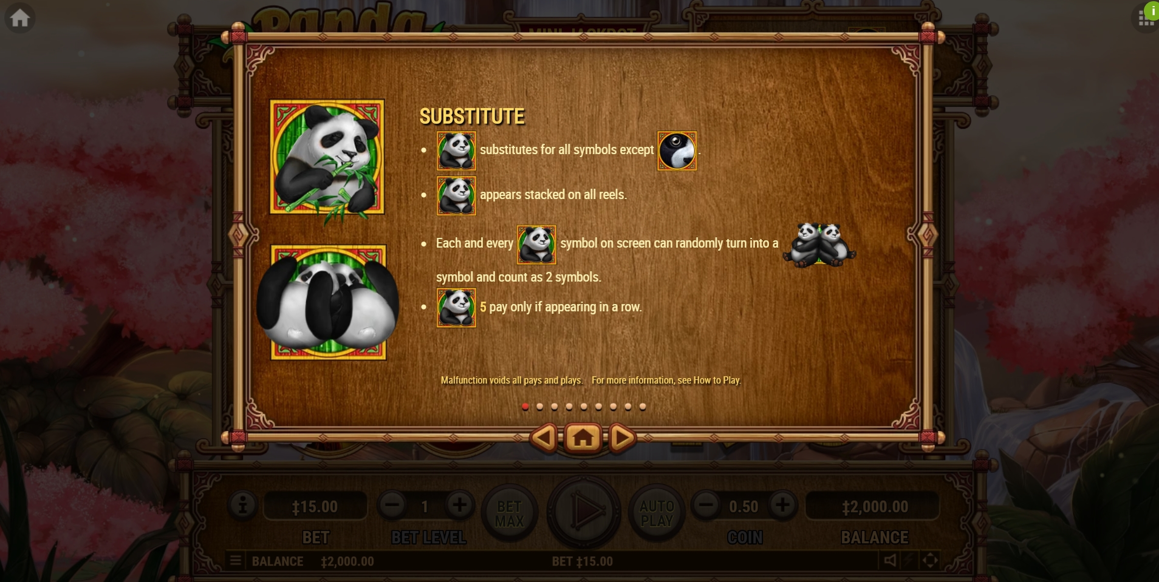 Info of Panda Panda Slot Game by Habanero