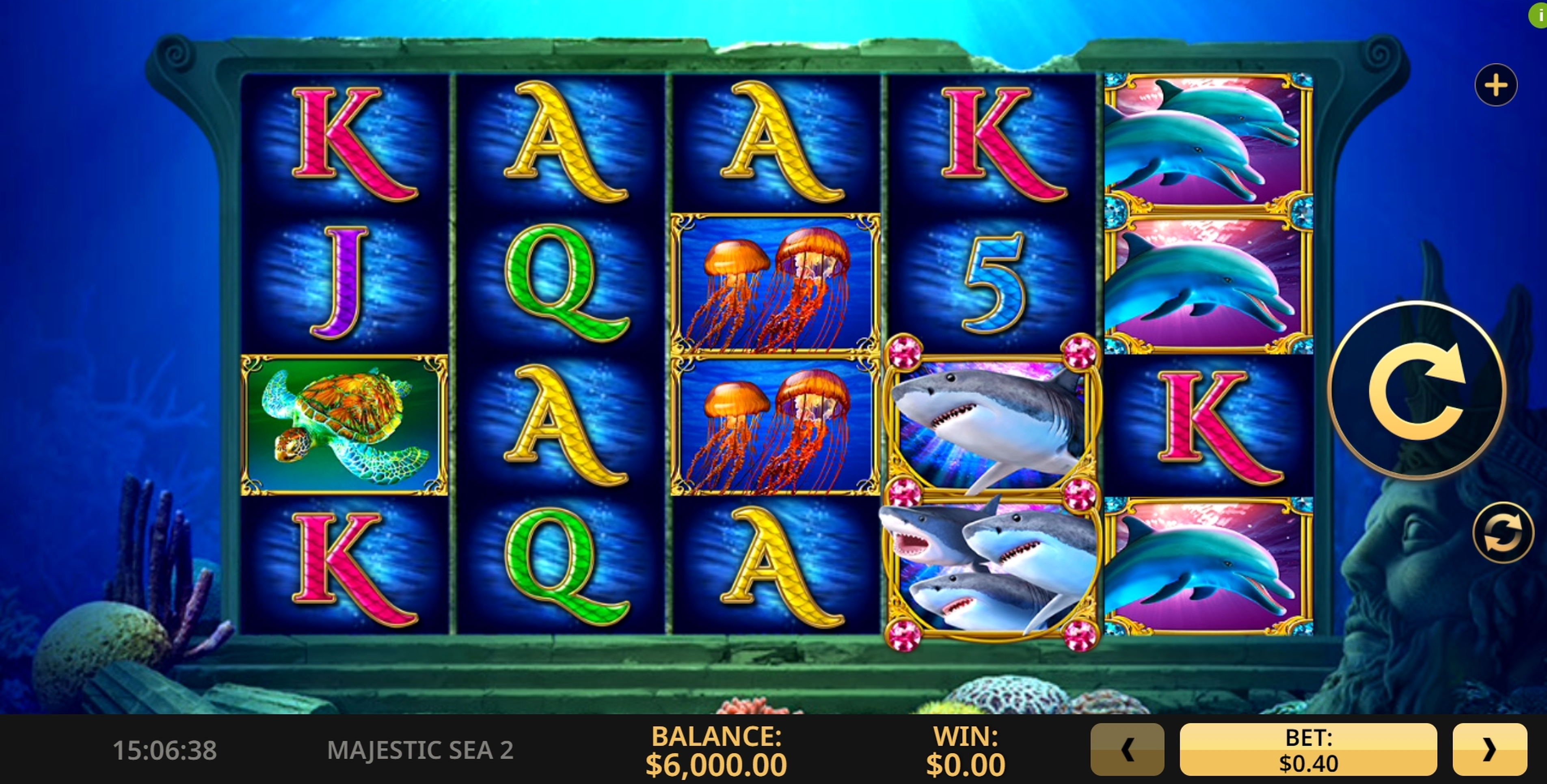 Reels in Majestic Sea 2 Slot Game by High 5 Games