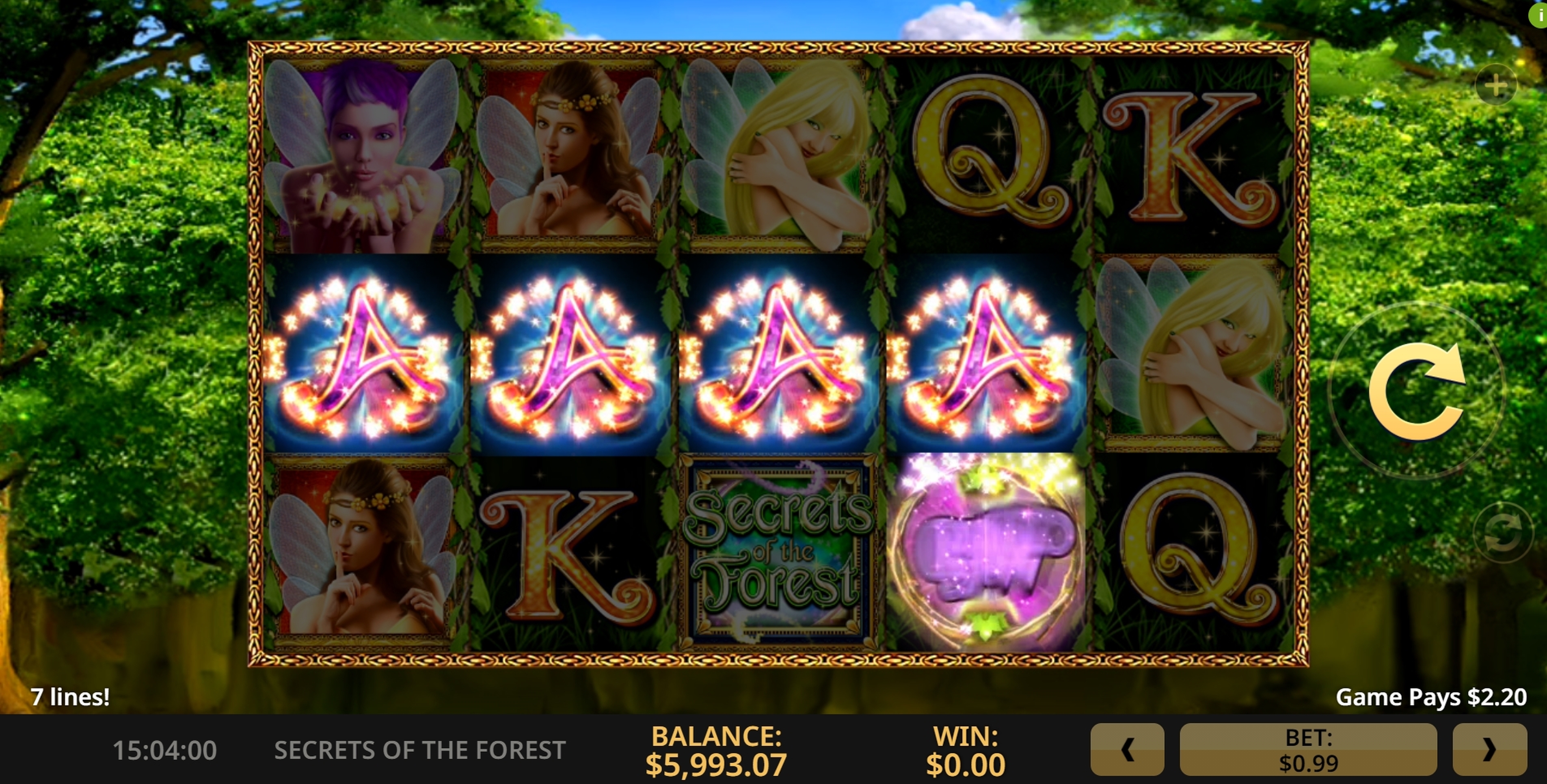 Win Money in Secrets Of The Forest Free Slot Game by High 5 Games
