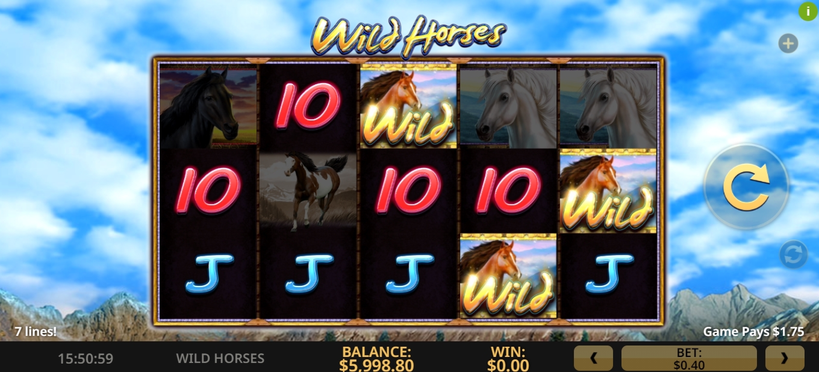 Win Money in Wild Horses Free Slot Game by High 5 Games