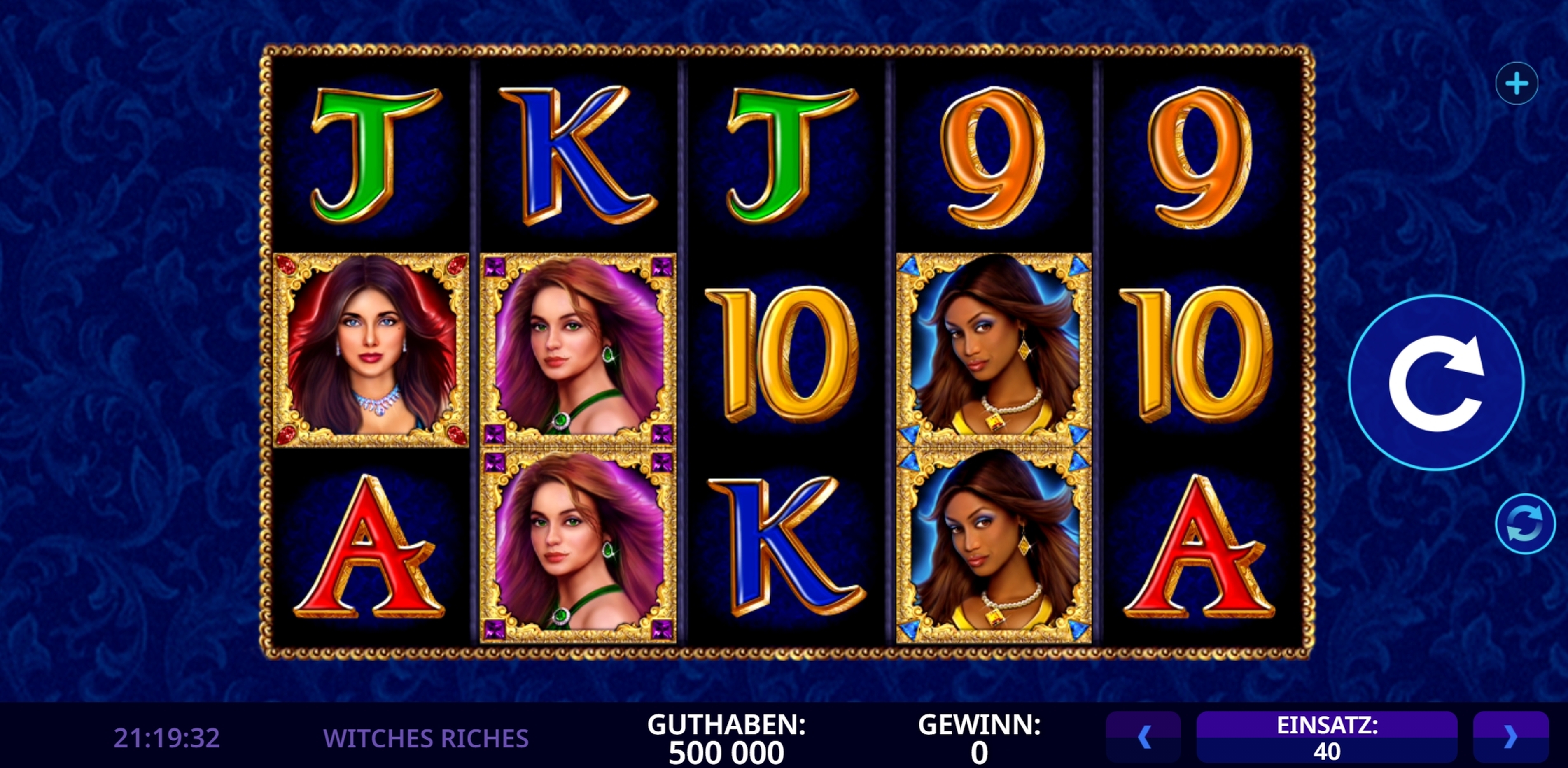 Reels in Witches Riches Slot Game by High 5 Games