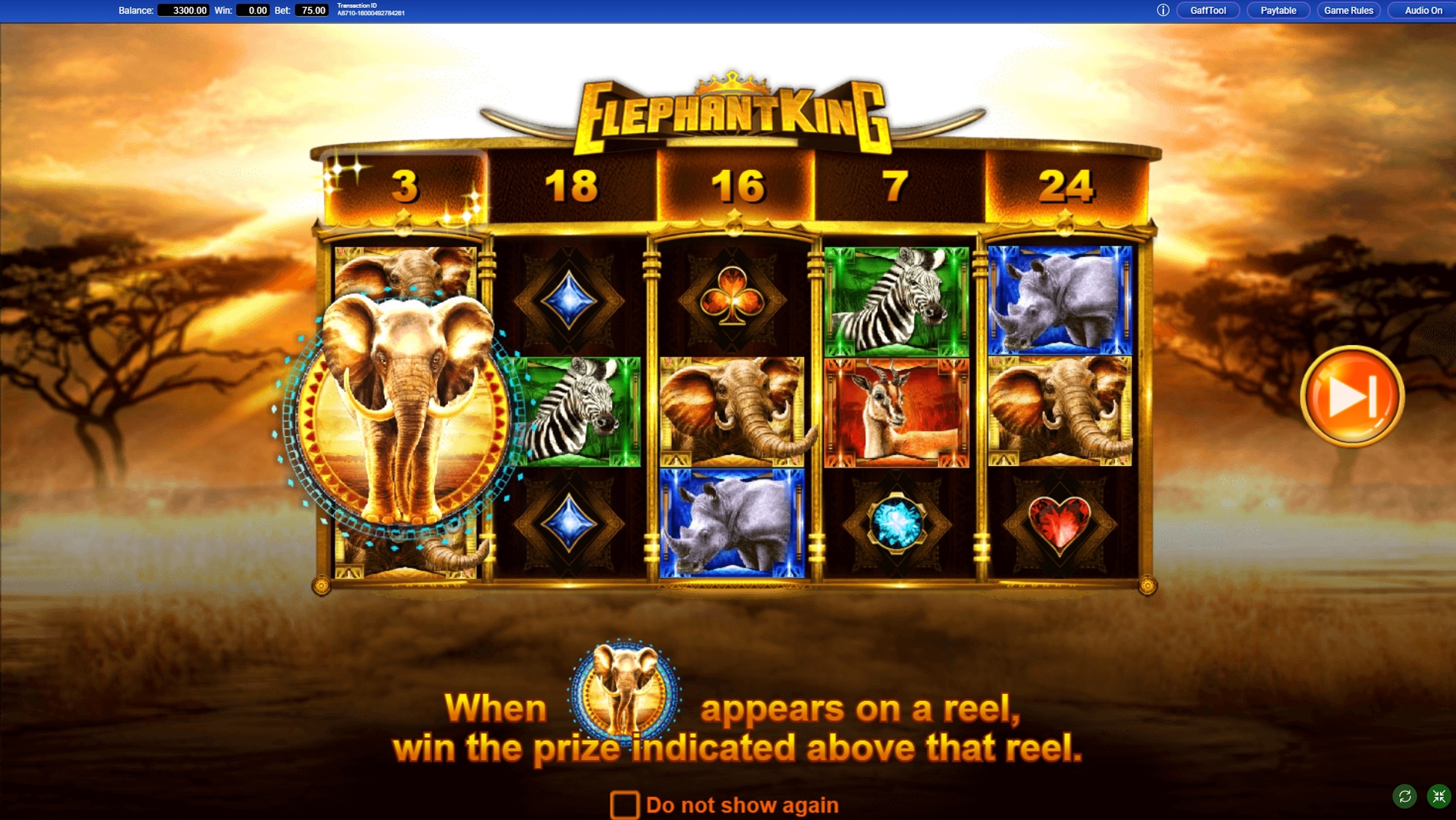 Play Elephant King Free Casino Slot Game by IGT