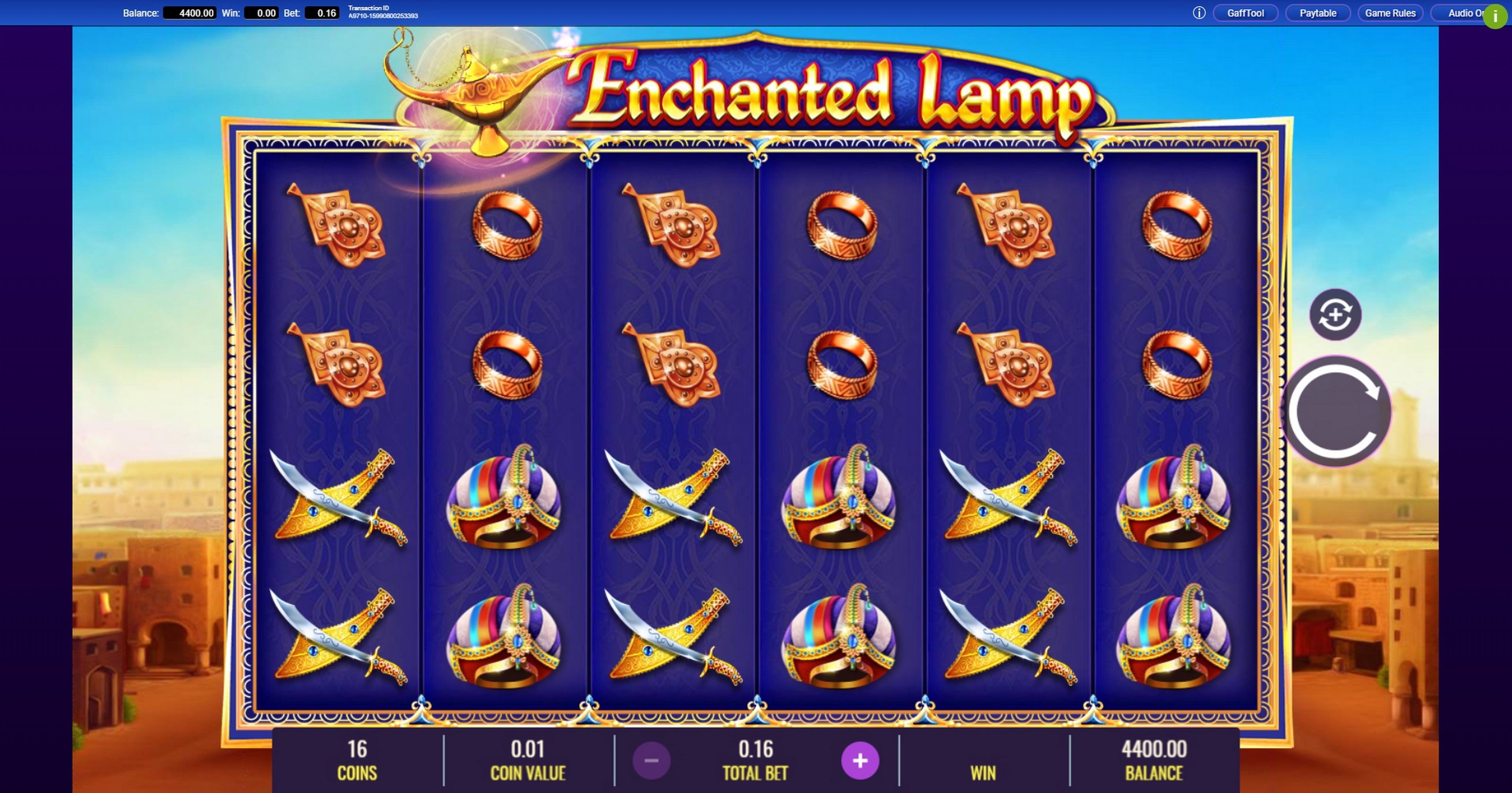 Reels in Enchanted Lamp Slot Game by IGT
