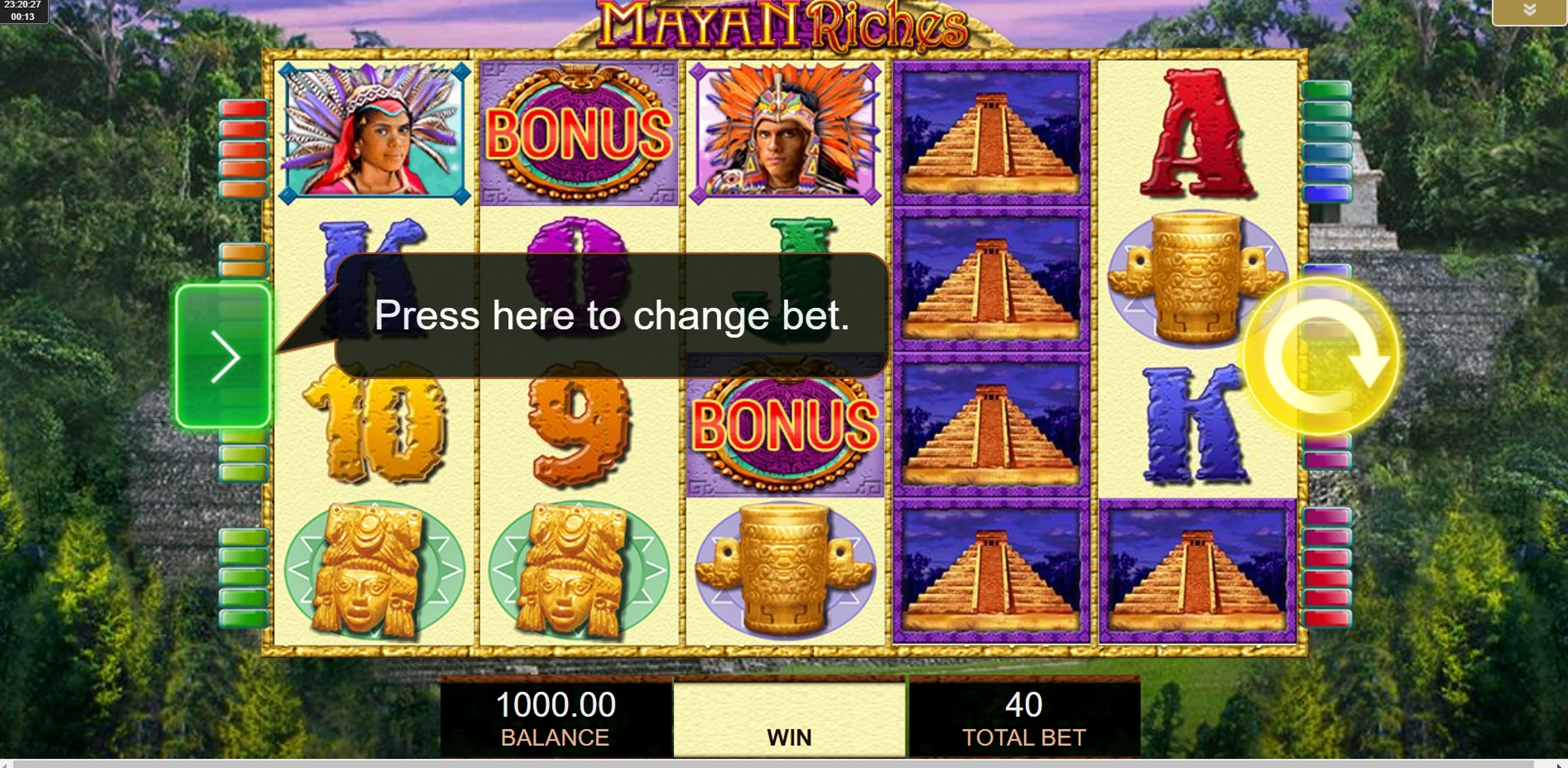 Reels in Mayan Riches Slot Game by IGT