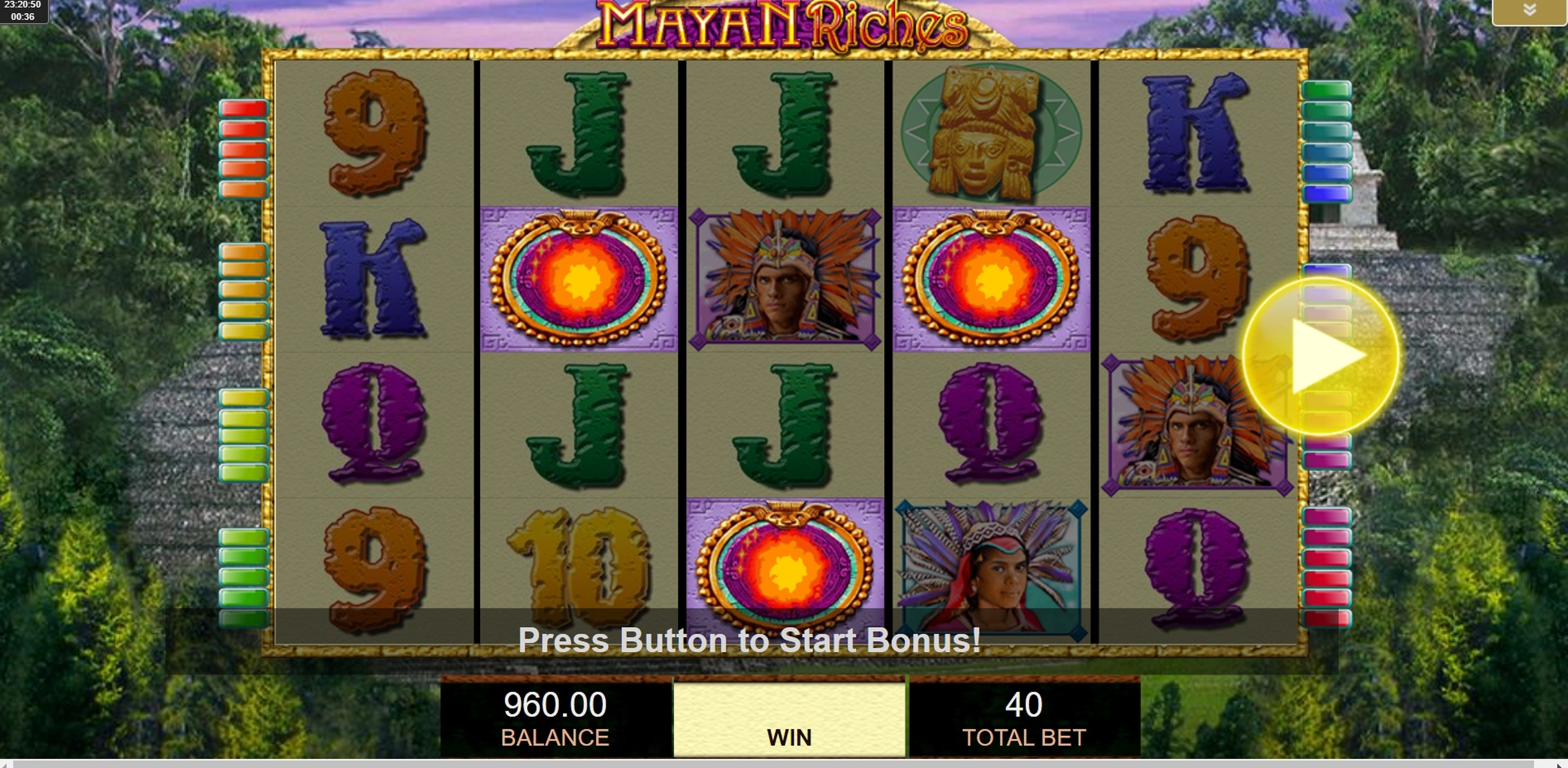 Win Money in Mayan Riches Free Slot Game by IGT