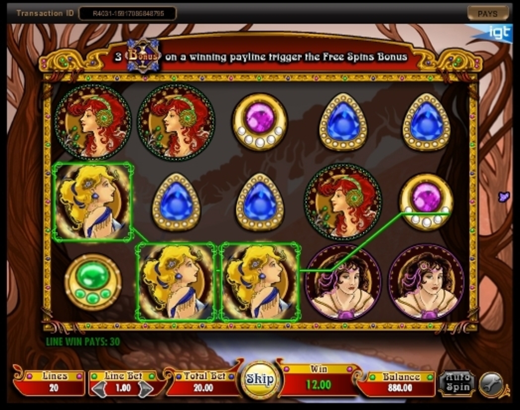 Win Money in Nouveau Riche Free Slot Game by IGT