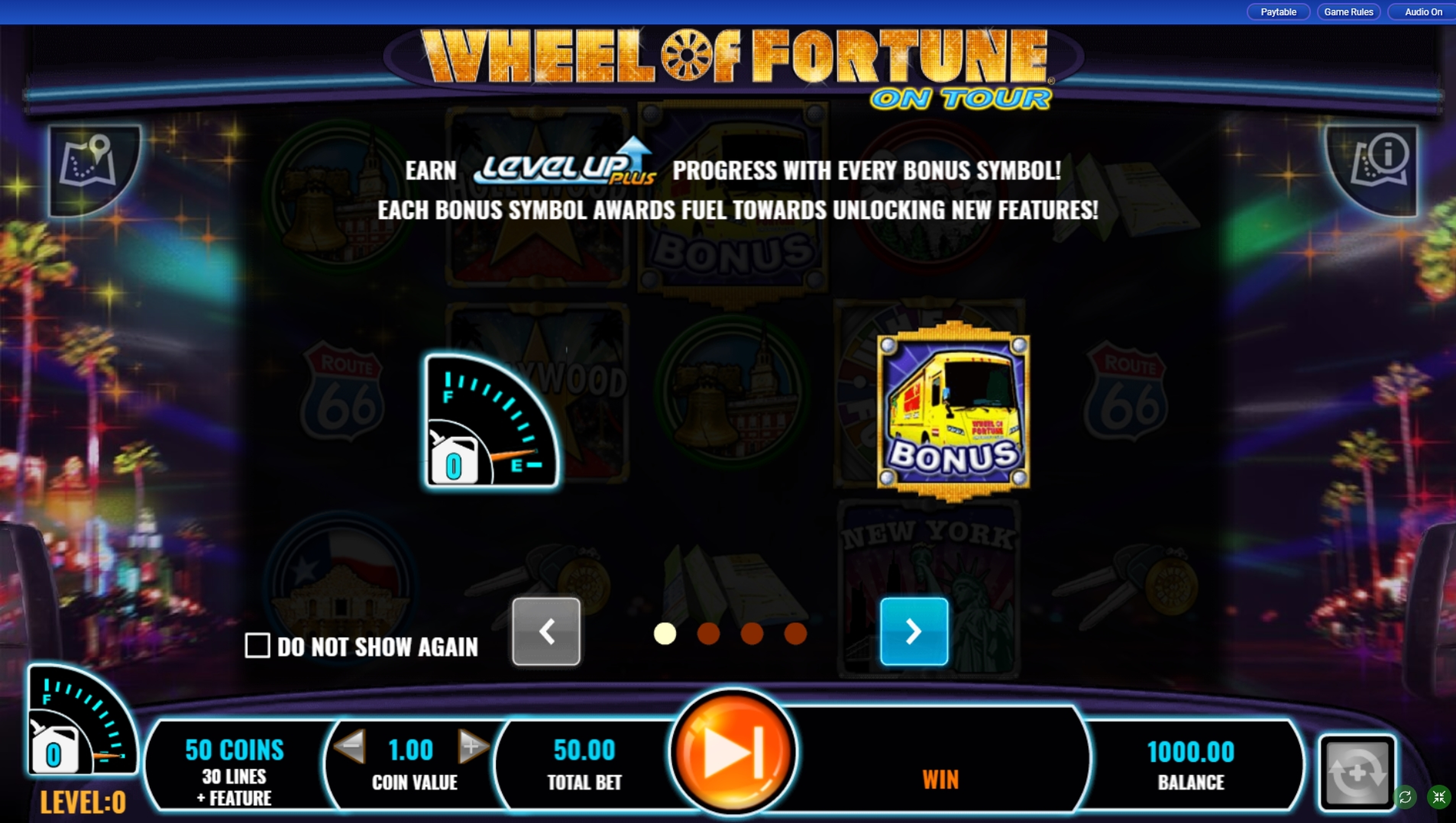 Play Wheel of Fortune on tour Free Casino Slot Game by IGT