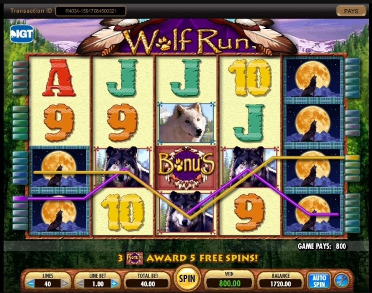 Win Money in Wolf Run Free Slot Game by IGT