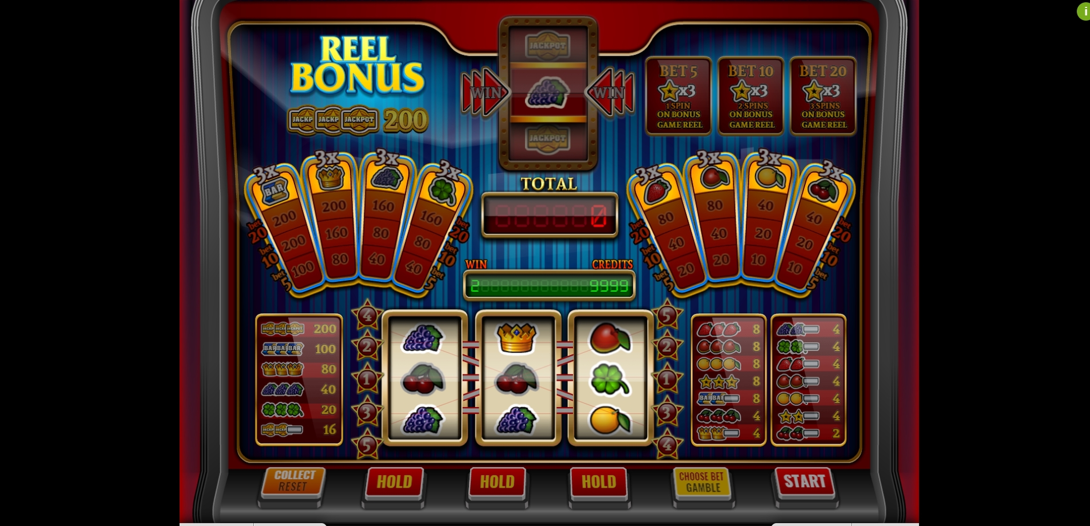 Win Money in Reel Bonus Free Slot Game by Imagina
