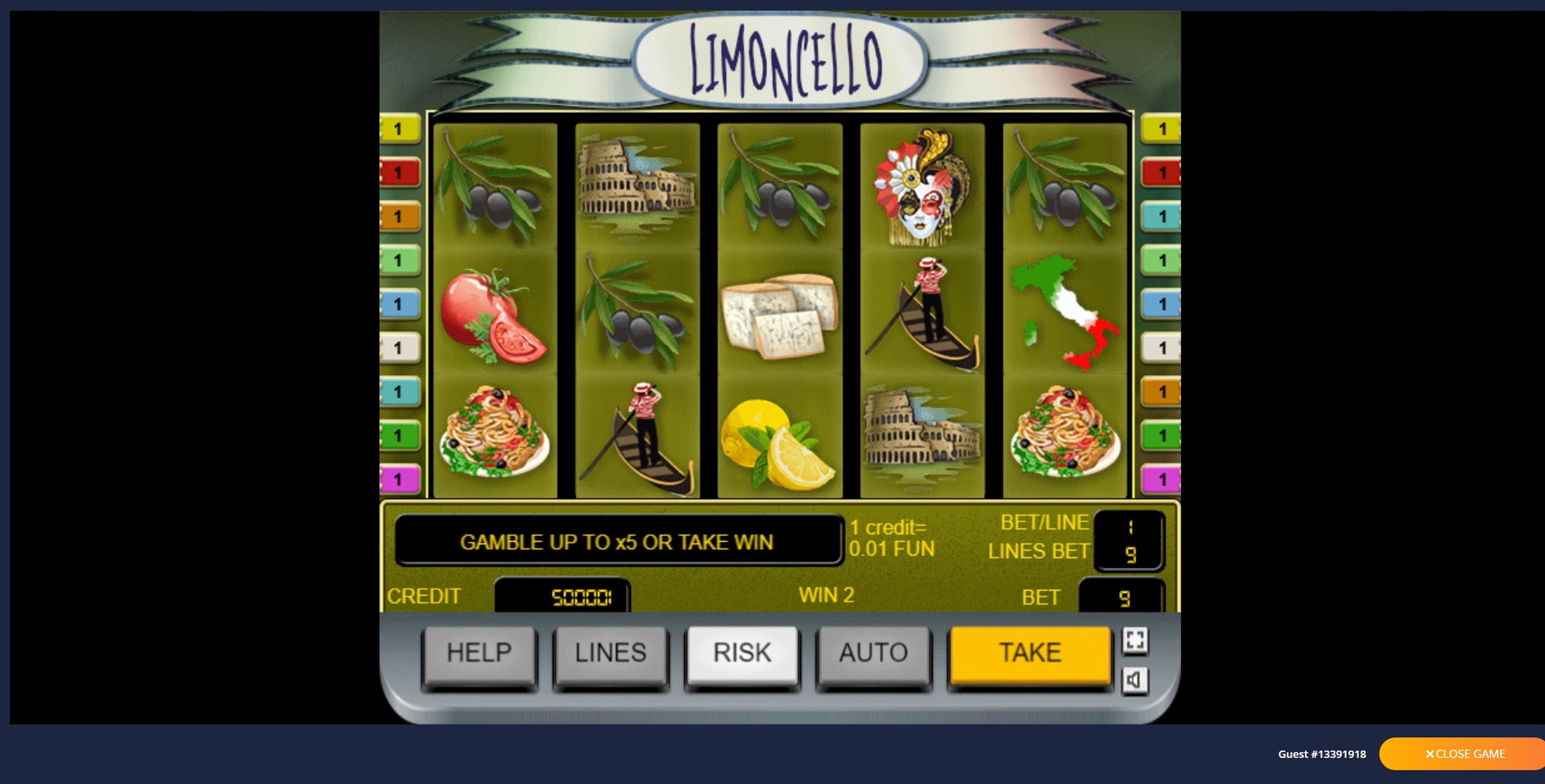 Win Money in Limoncello Free Slot Game by Inbet Games