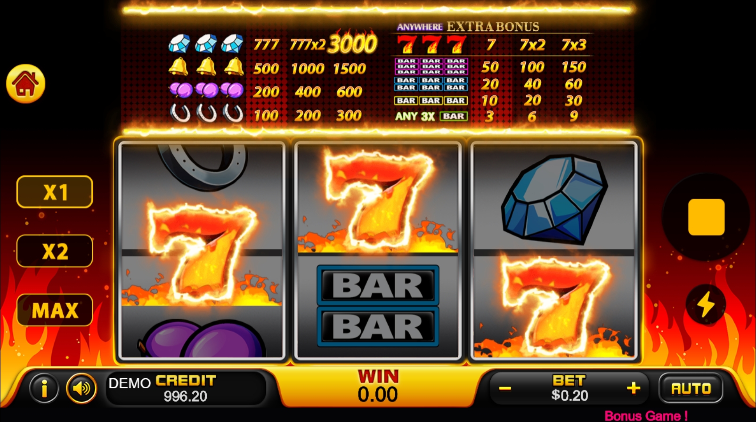 Win Money in 777 Free Slot Game by PlayStar