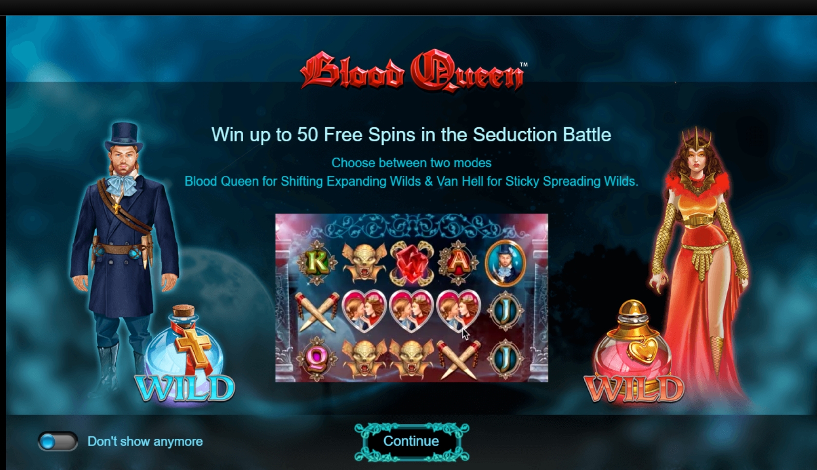 Play Blood Queen Free Casino Slot Game by Iron Dog Studios