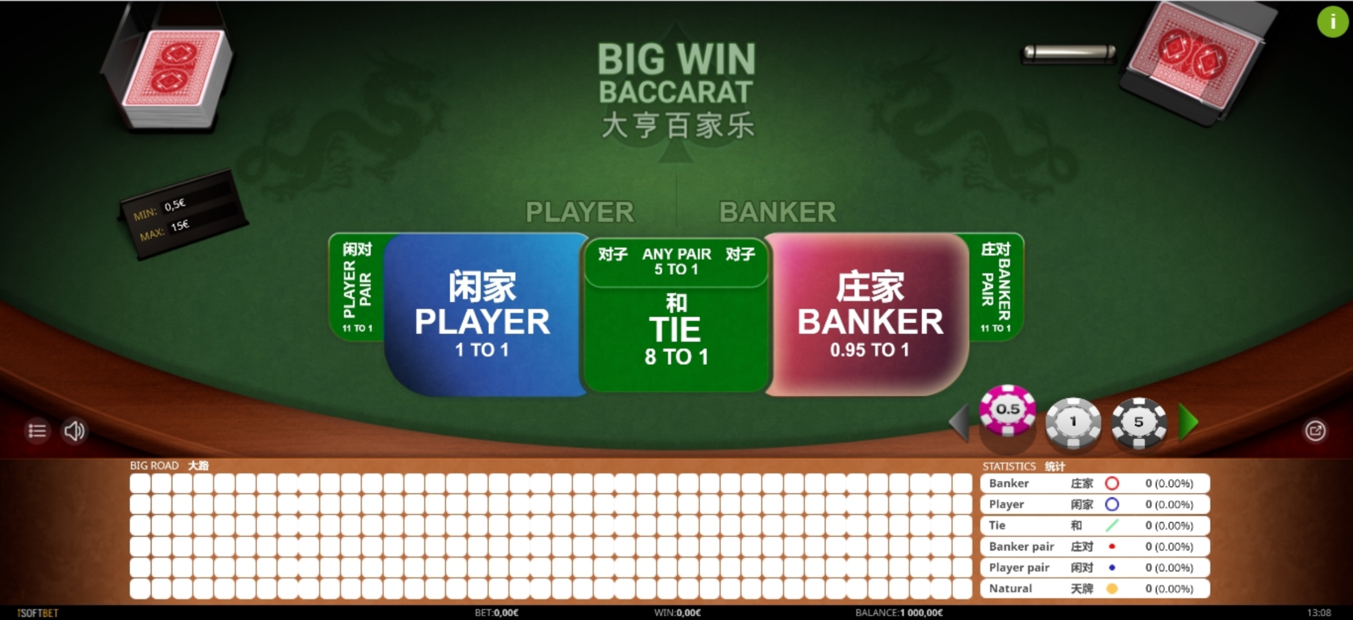 Reels in Big Win Baccarat Slot Game by iSoftBet