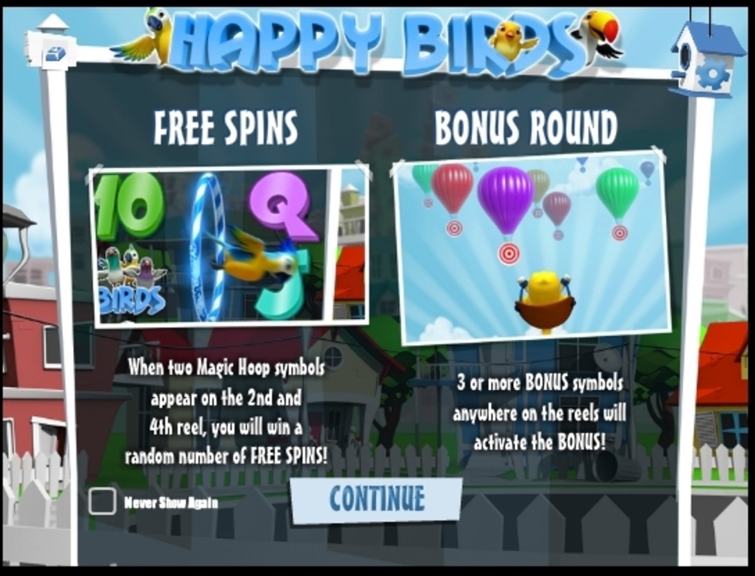 Play Happy Birds Free Casino Slot Game by iSoftBet