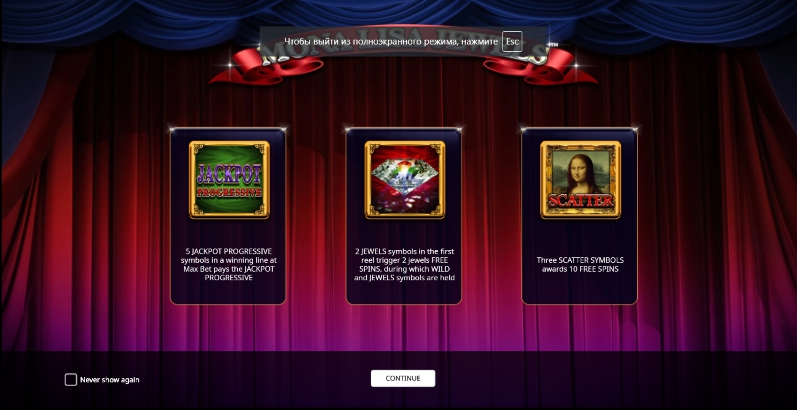 Play Mona Lisa Jewels Free Casino Slot Game by iSoftBet