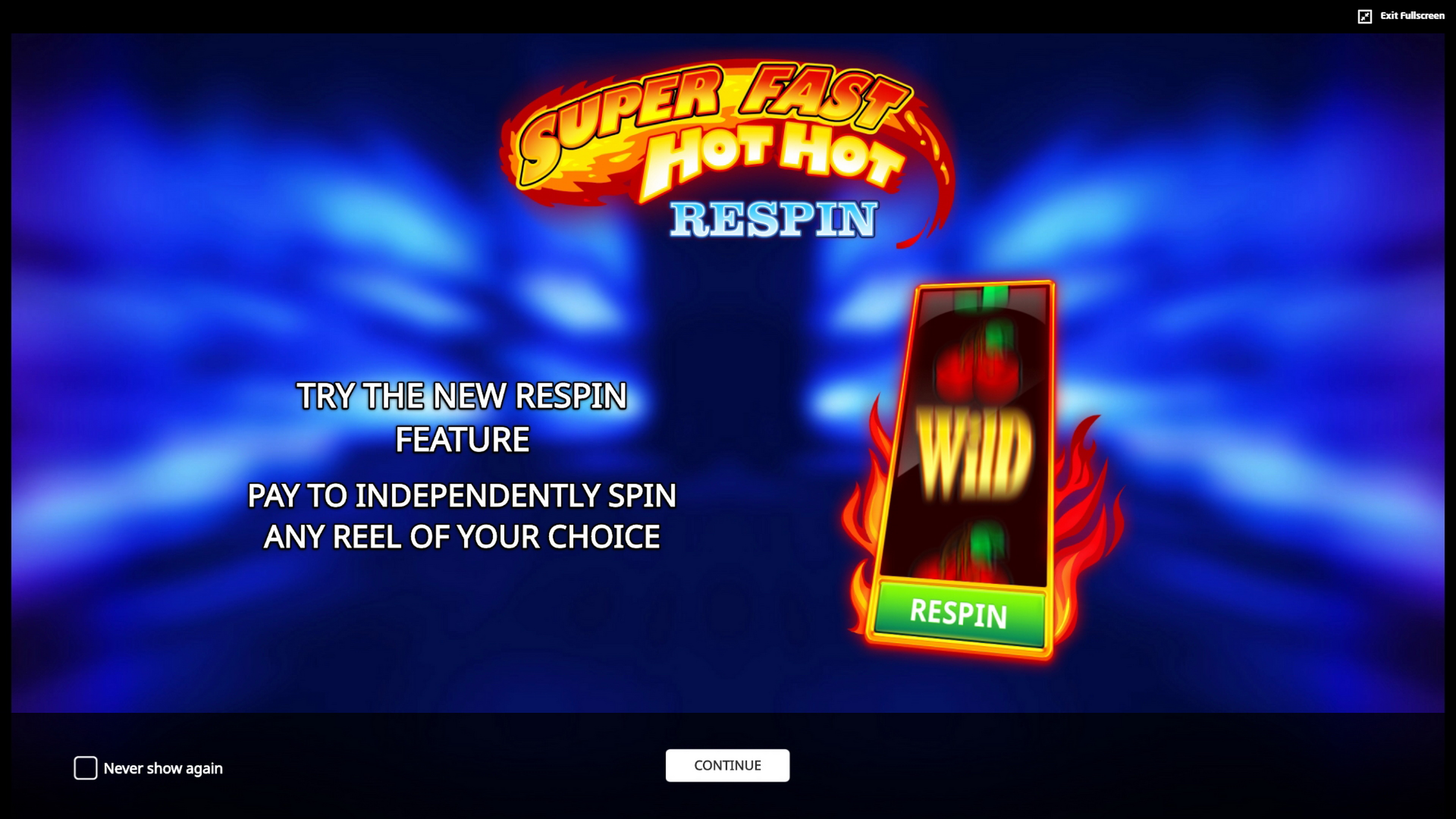 Play Super Fast Hot Hot Respin Free Casino Slot Game by iSoftBet
