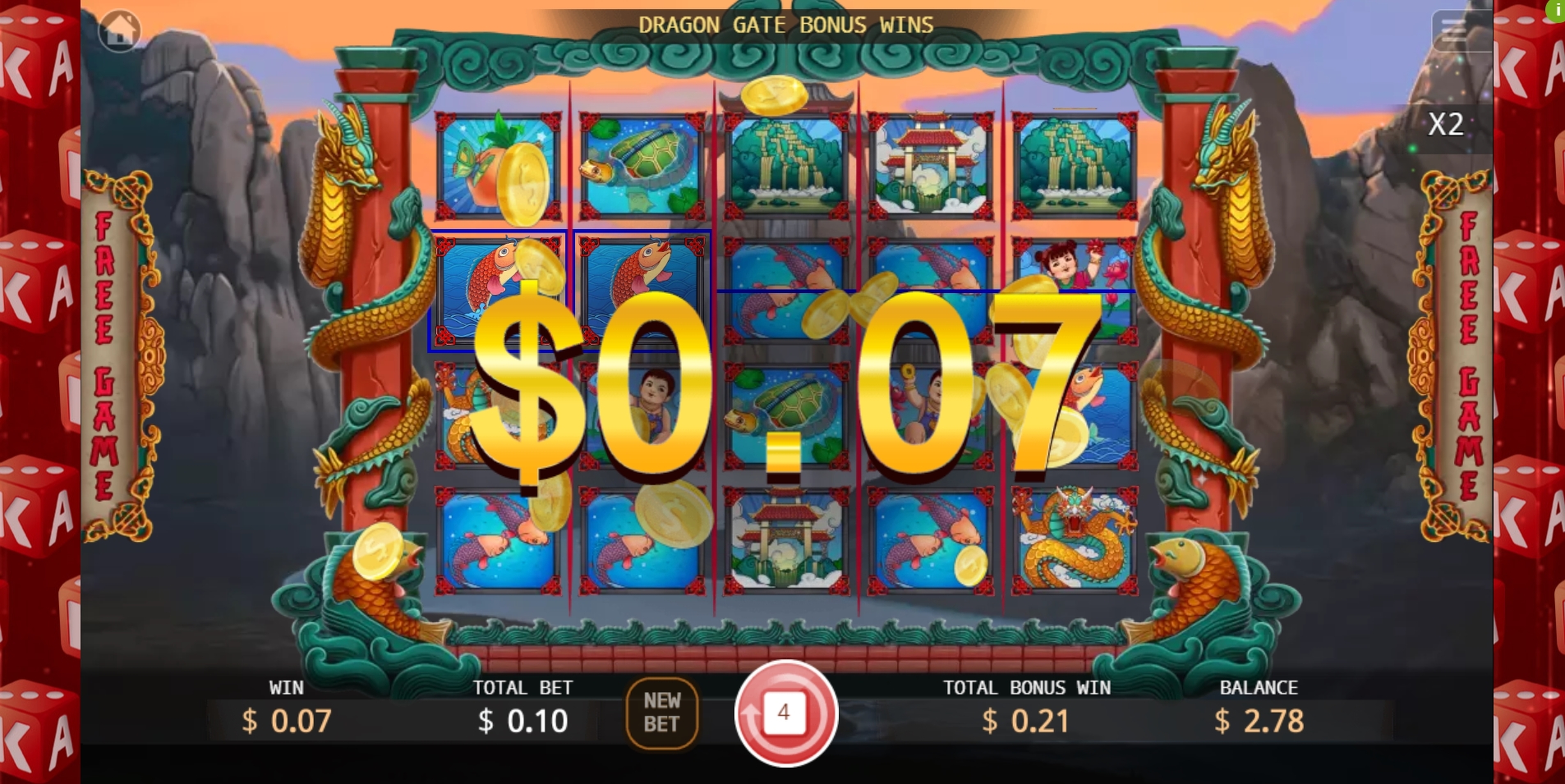 Win Money in Dragon Gate Free Slot Game by KA Gaming