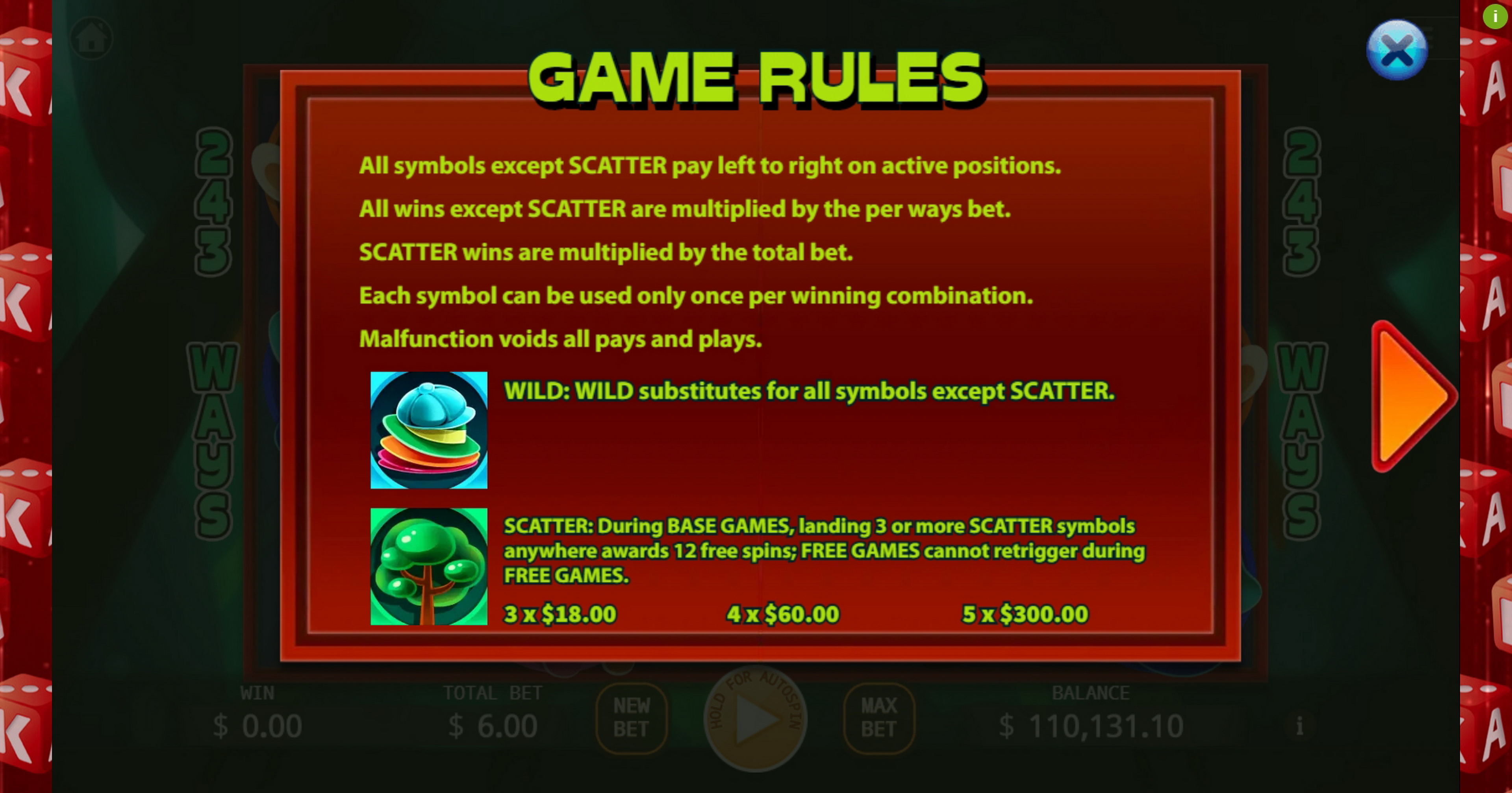 Reels in Hat Seller Slot Game by KA Gaming