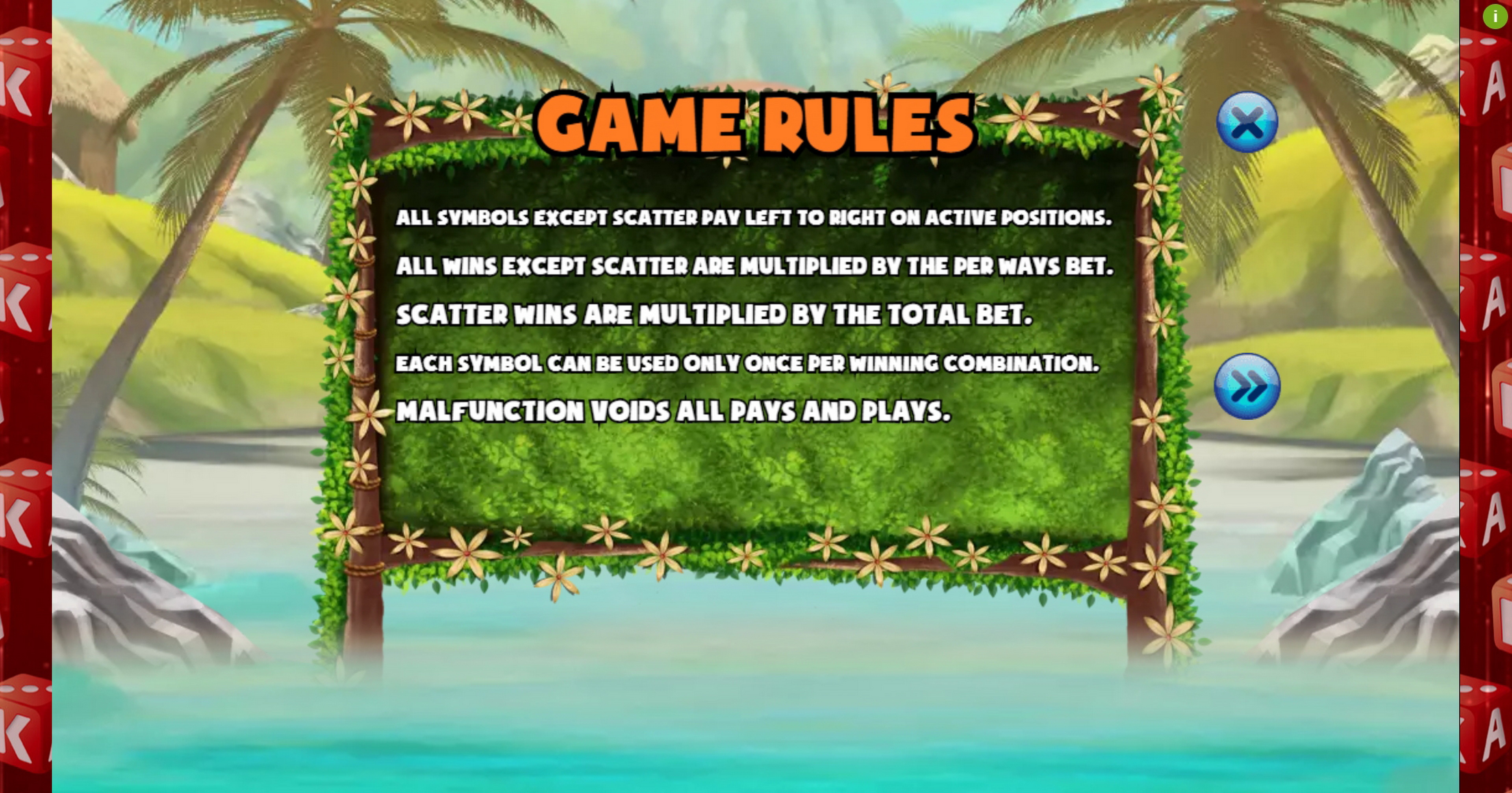 Info of Polynesian Slot Game by KA Gaming