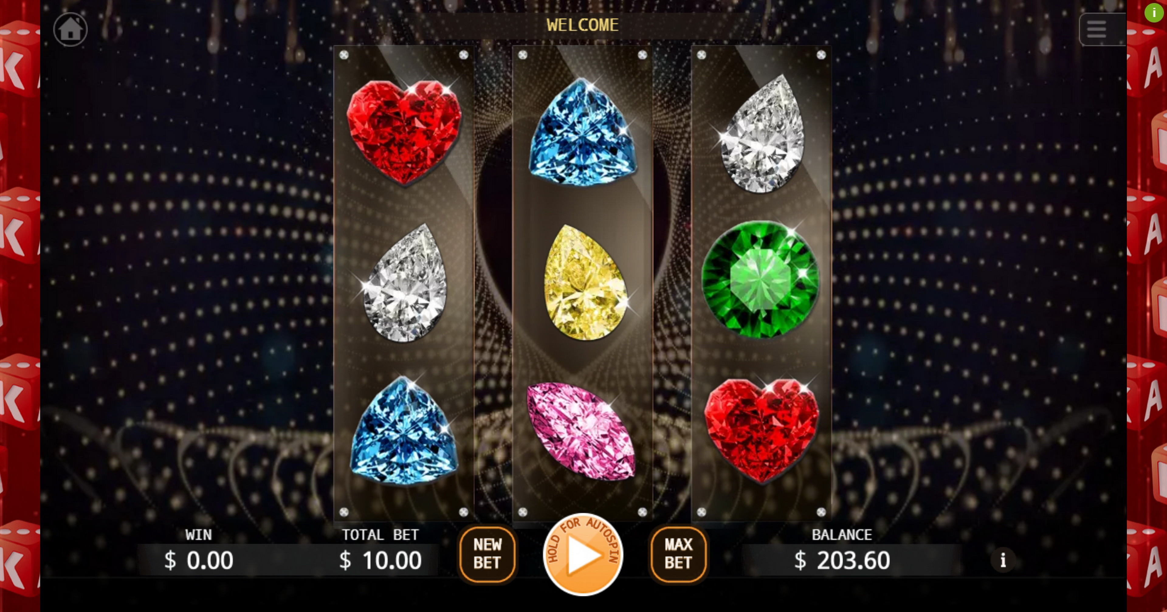 Reels in Quick Play Jewels Slot Game by KA Gaming
