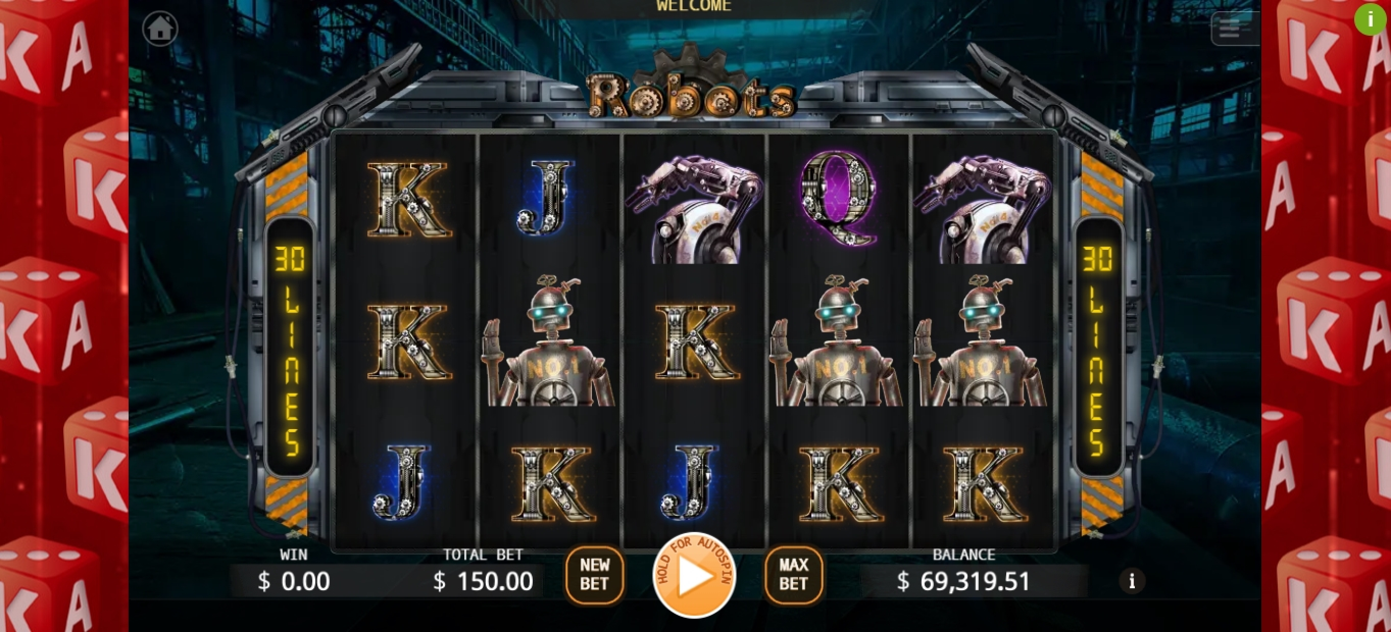 Reels in Robots Slot Game by KA Gaming