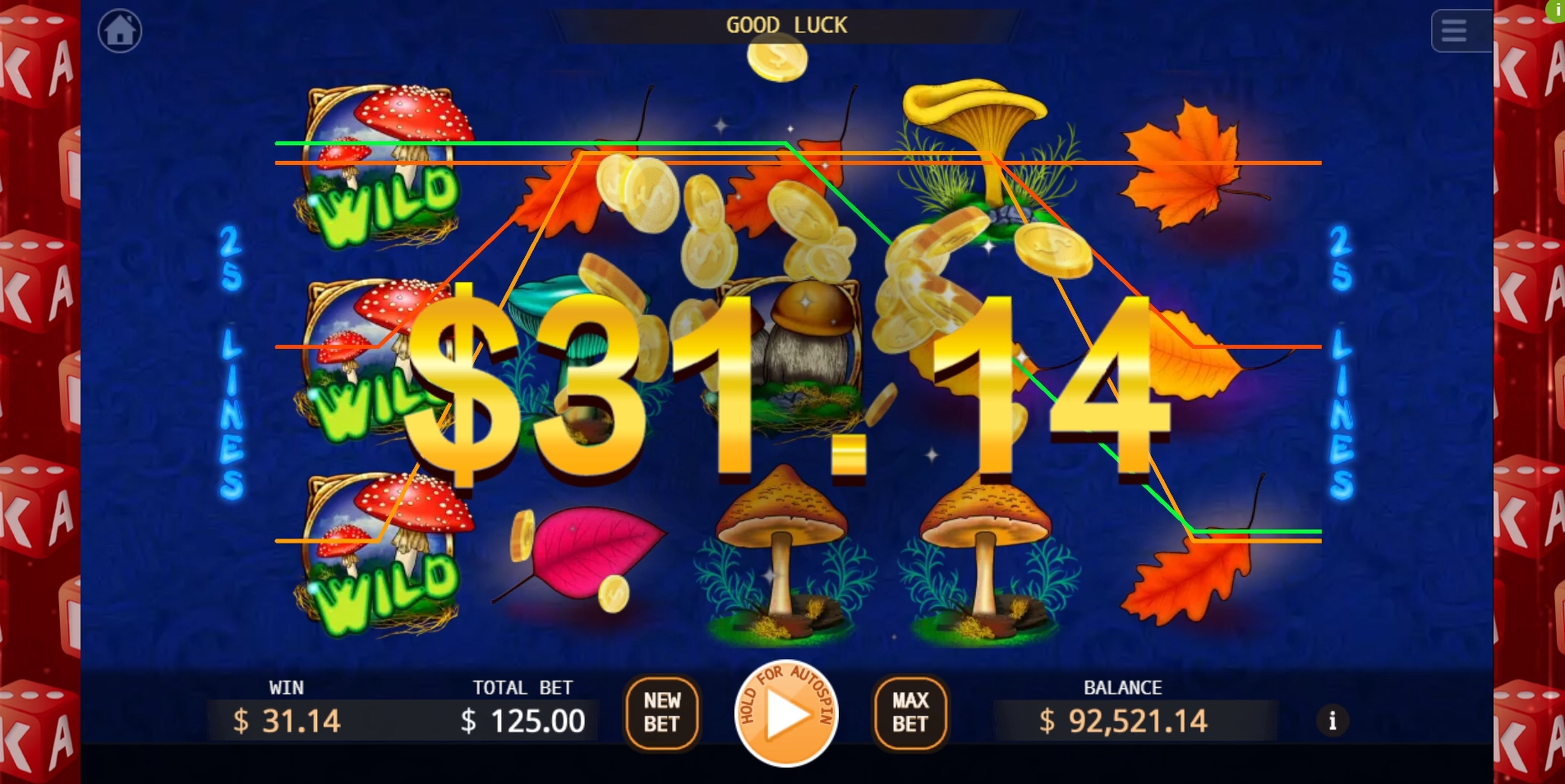 Win Money in Trippy Mushrooms Free Slot Game by KA Gaming
