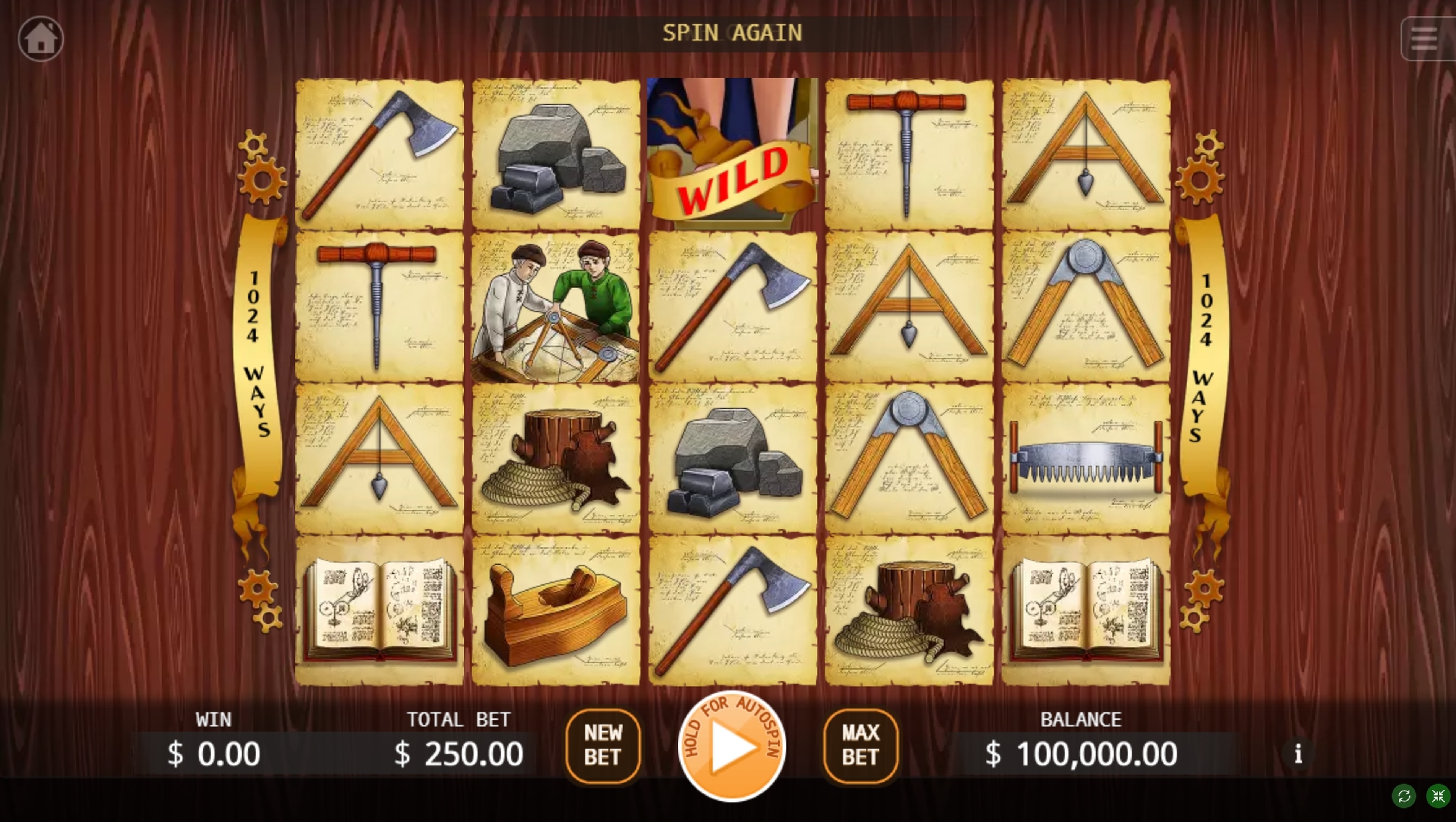 Reels in da Vinci Slot Game by KA Gaming