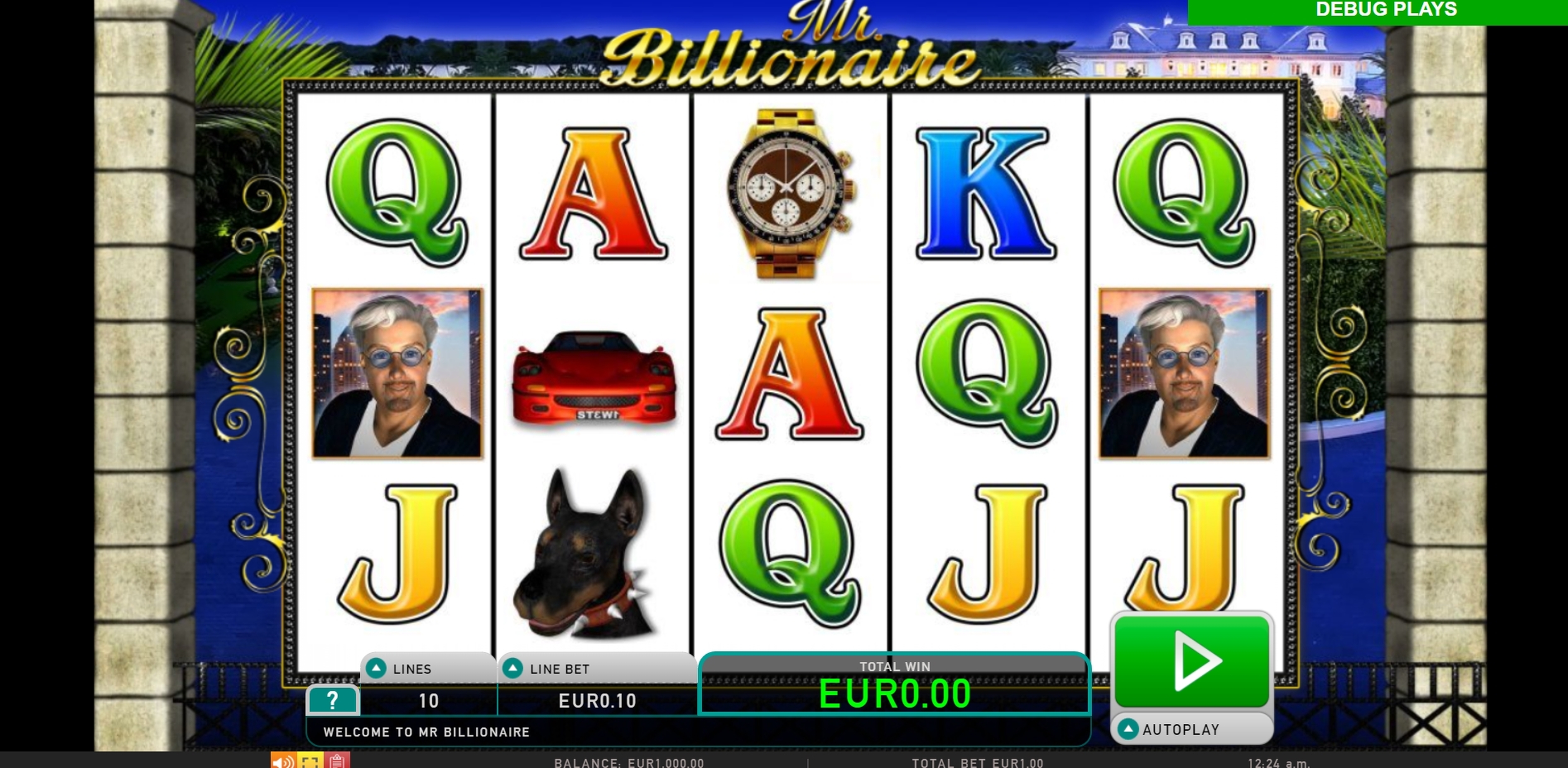 Play Mr. Billionaire Free Casino Slot Game by Leander Games