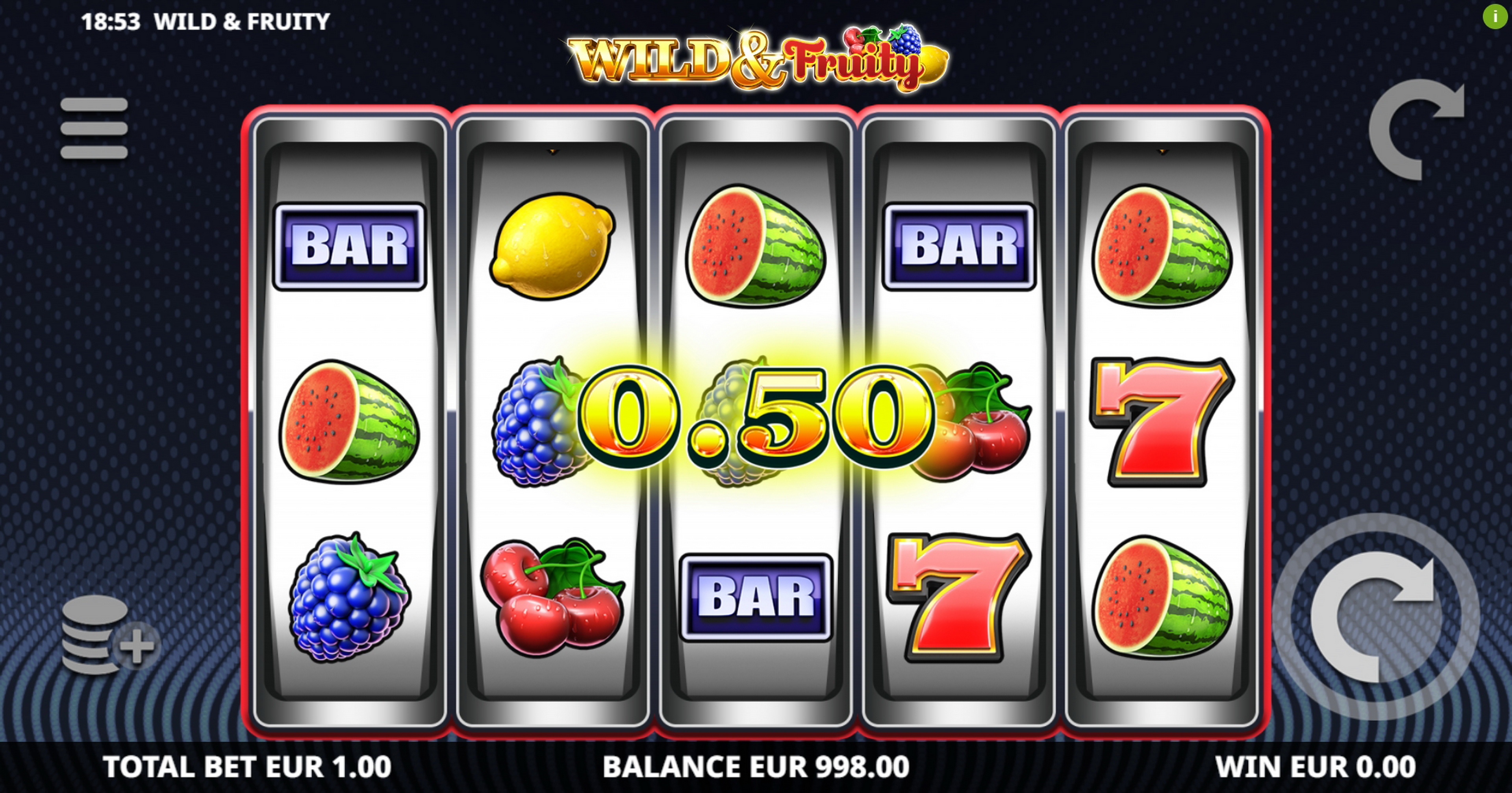 Win Money in Wild and Fruity Free Slot Game by Leander Games