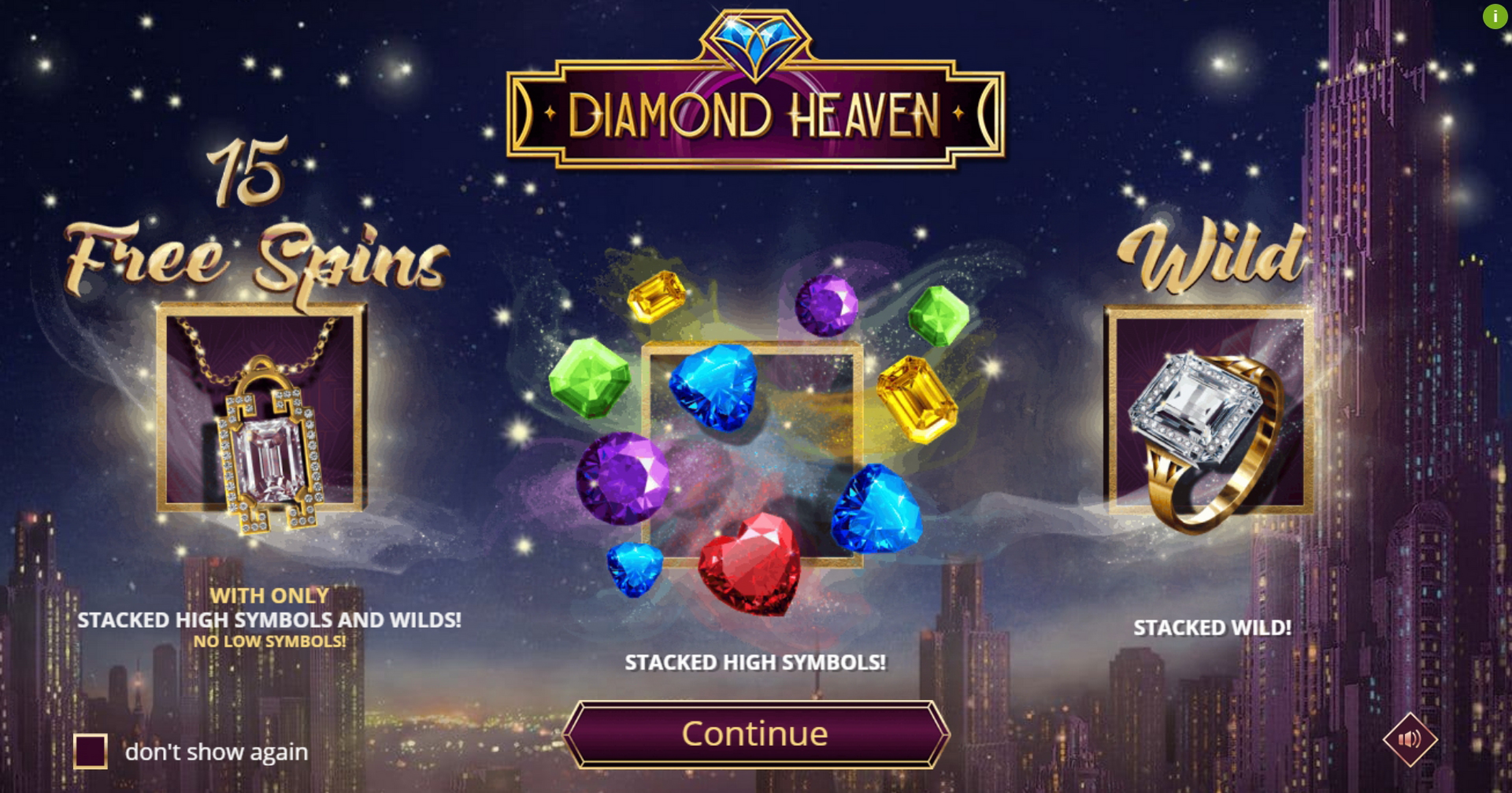 Play Diamond Heaven Free Casino Slot Game by Leap