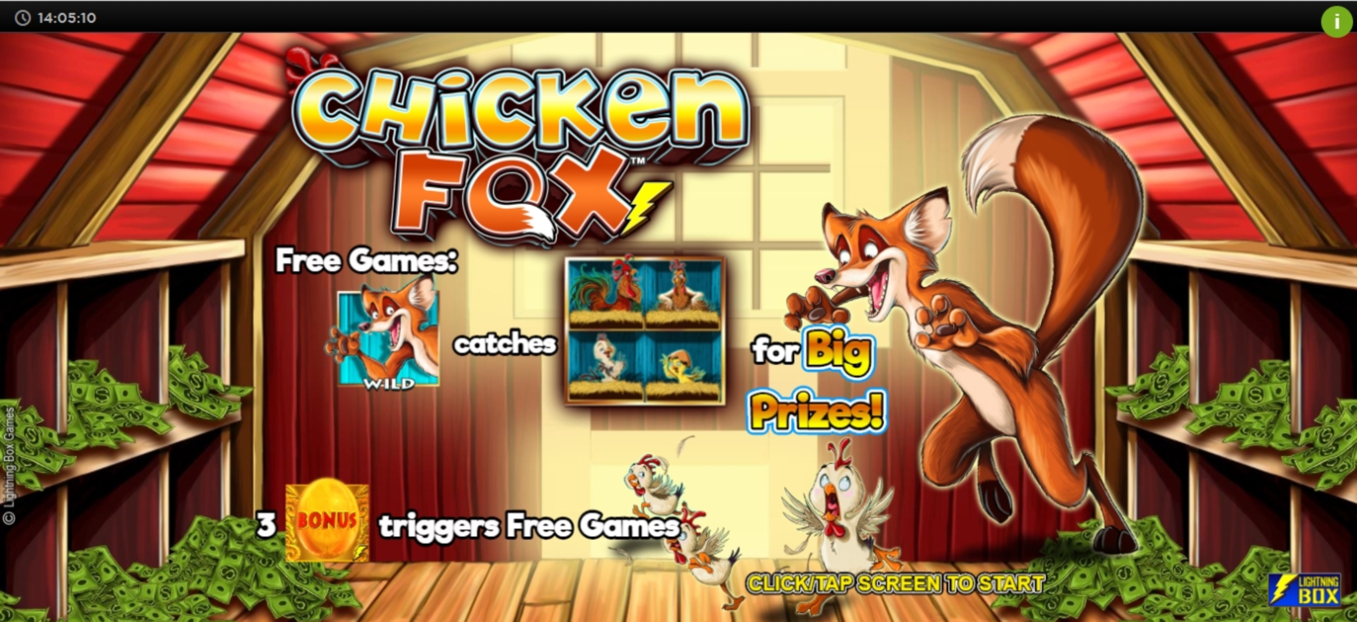 Play Chicken Fox Free Casino Slot Game by Lightning Box
