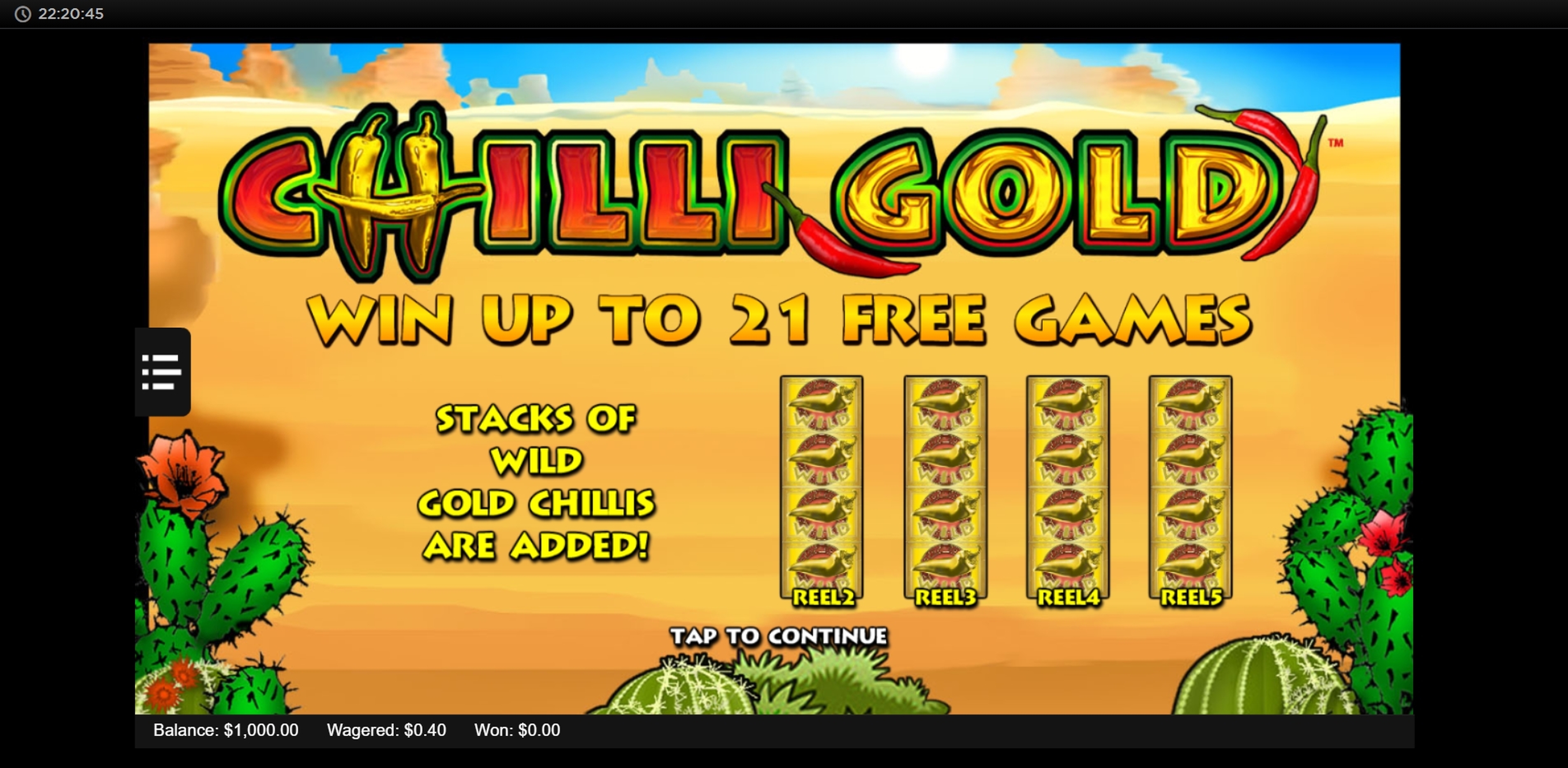 Play Chilli Gold Free Casino Slot Game by Lightning Box