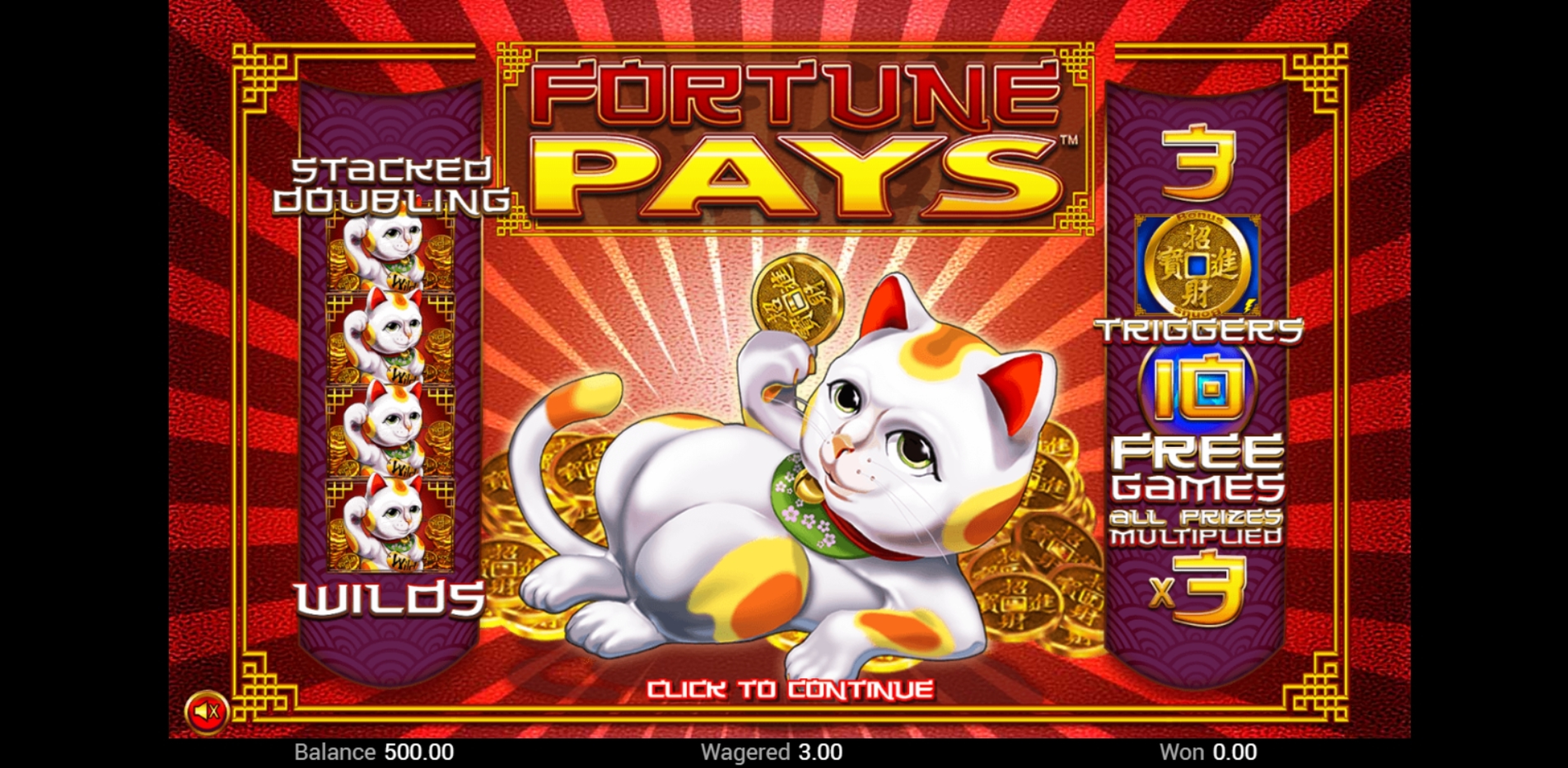 Play Fortune Pays Free Casino Slot Game by Lightning Box