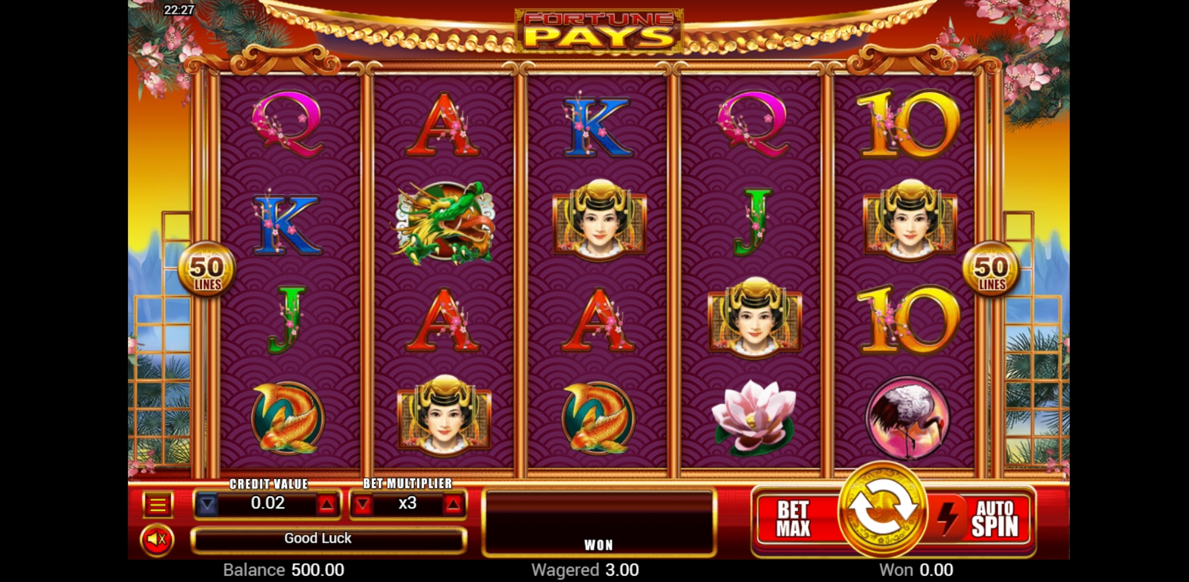 Reels in Fortune Pays Slot Game by Lightning Box