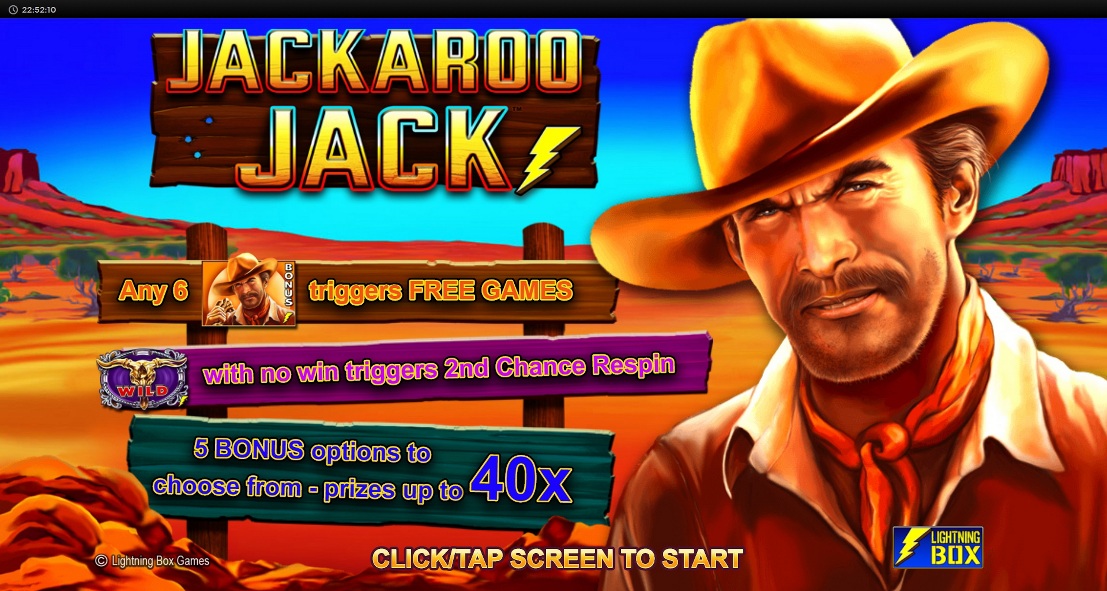 Play Jackaroo Jack Free Casino Slot Game by Lightning Box