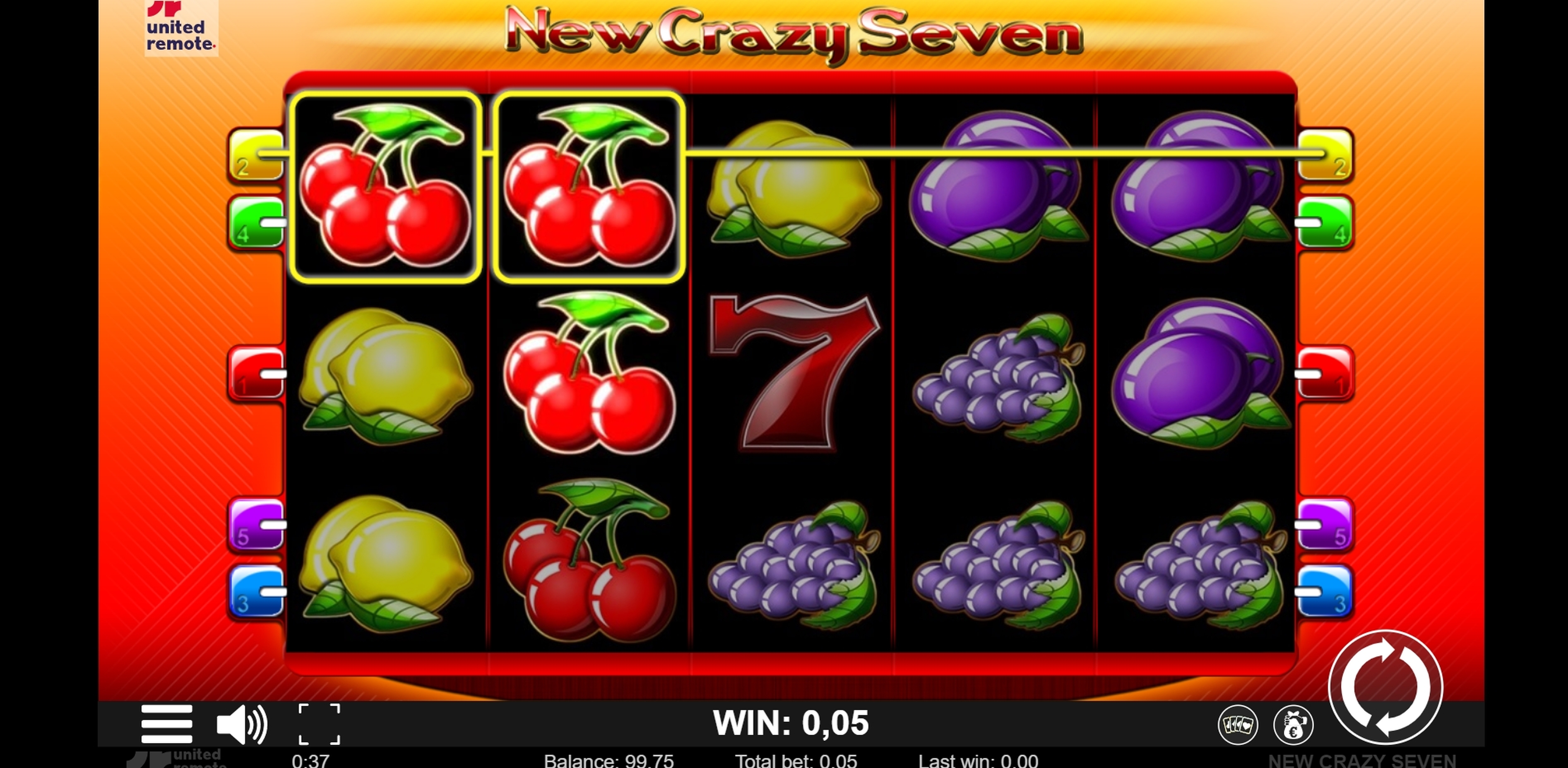 Win Money in New Crazy Seven Free Slot Game by LionLine