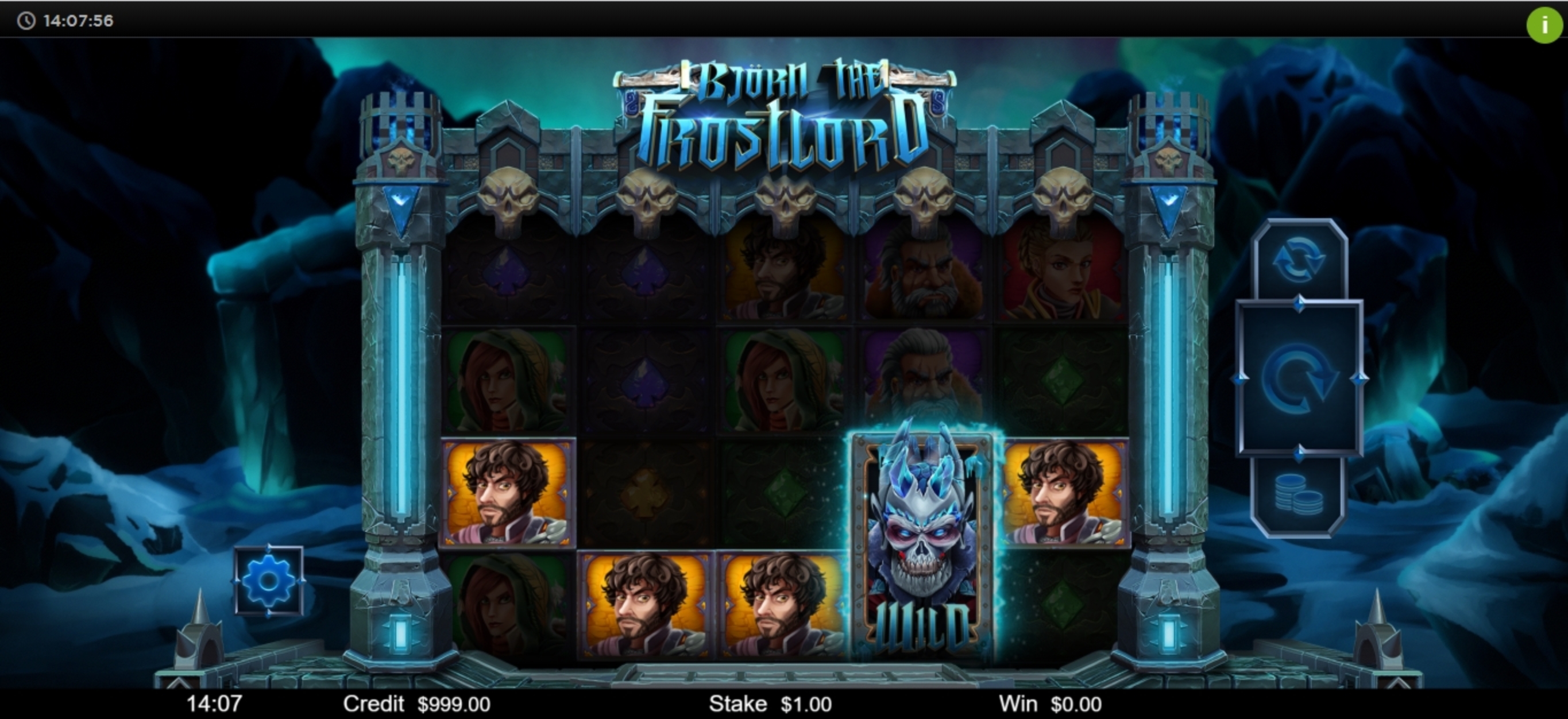 Win Money in Bjorn The Frost Lord Free Slot Game by Live 5 Gaming