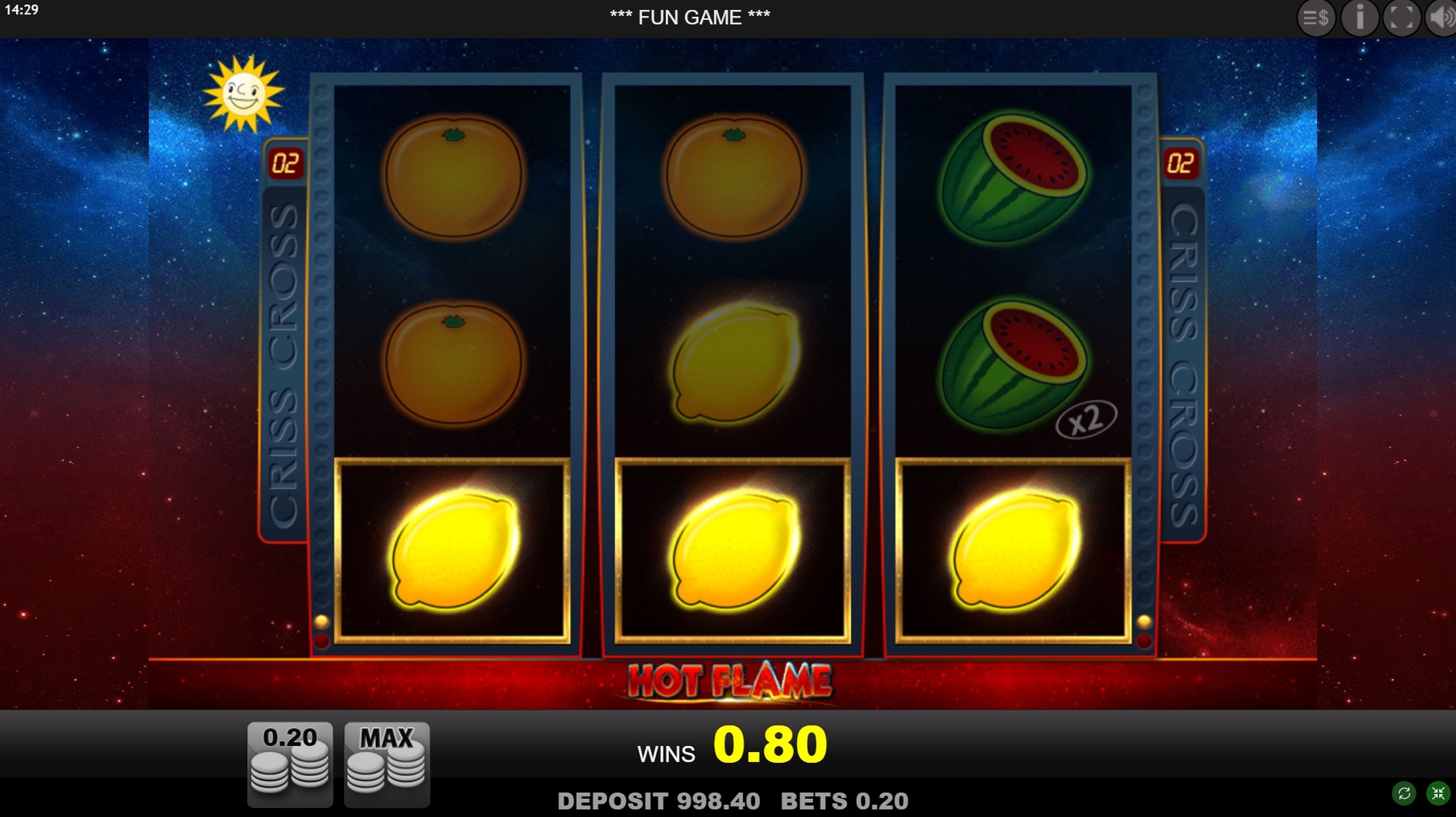 Win Money in Hot Flame Free Slot Game by Merkur Gaming