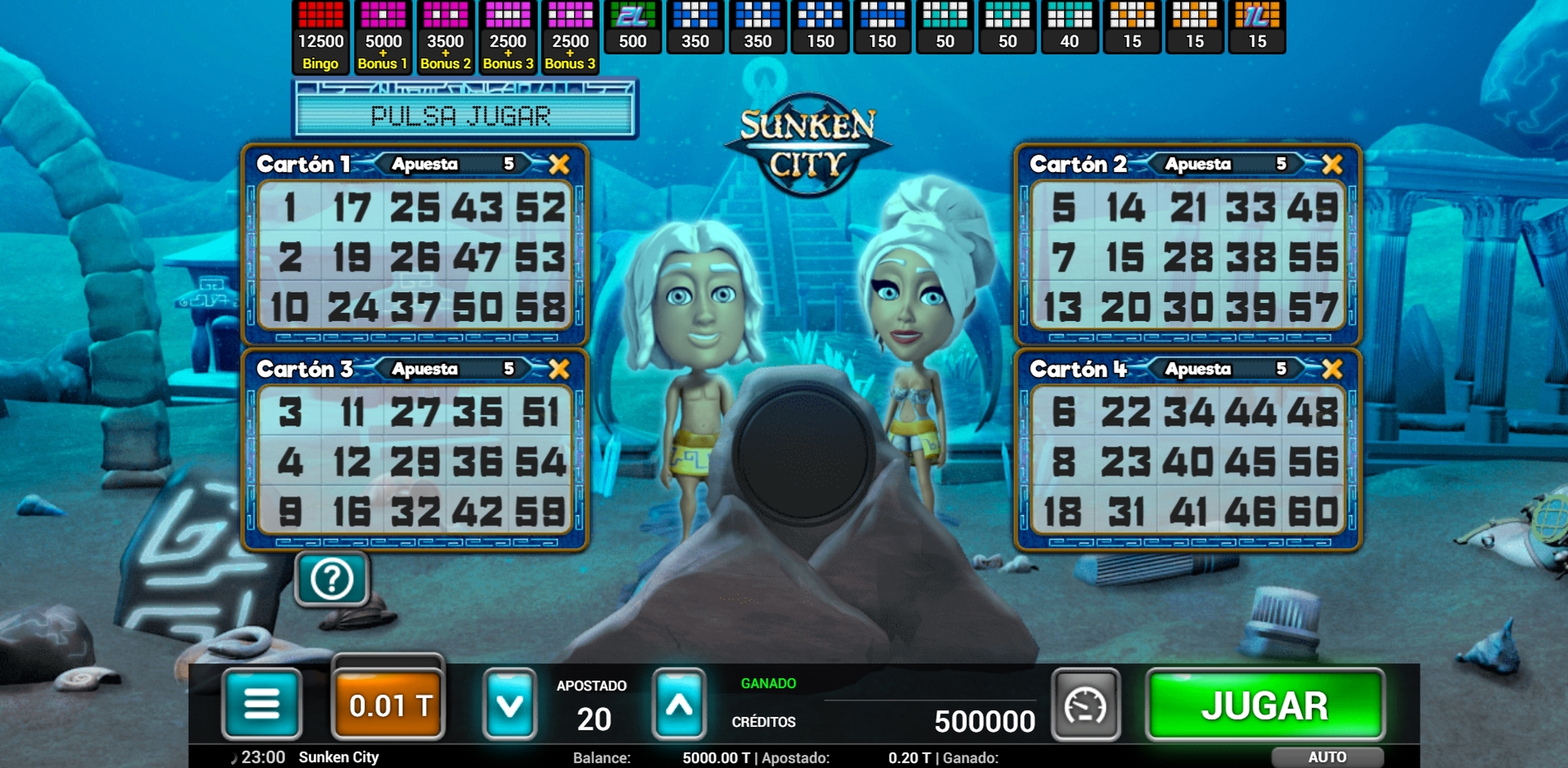 Reels in Sunken City Bingo Slot Game by MGA