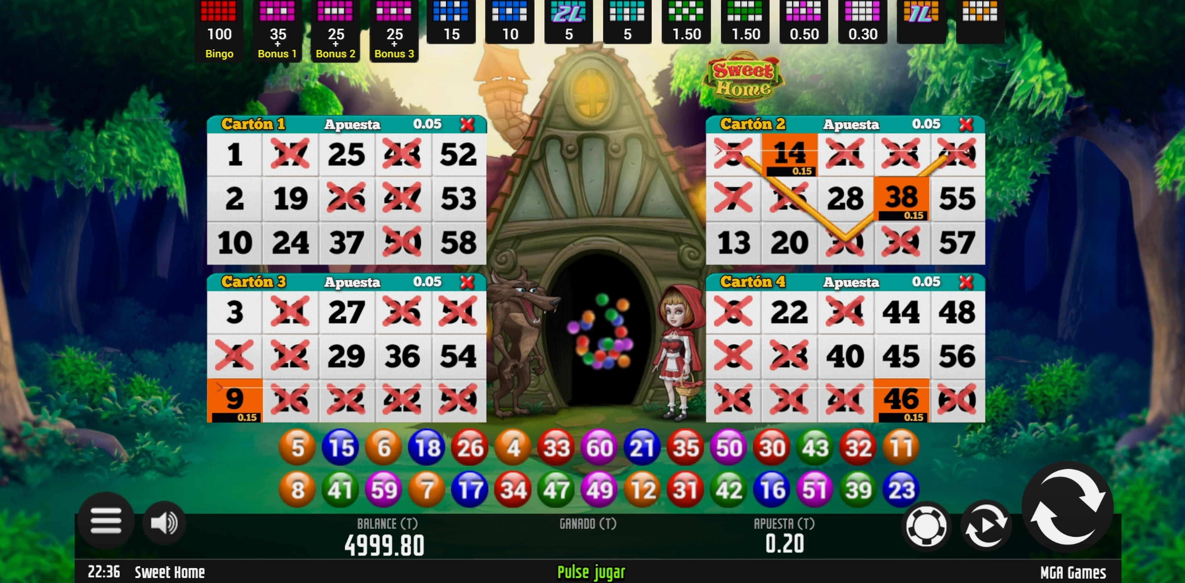 Win Money in Sweet Home Bingo Free Slot Game by MGA