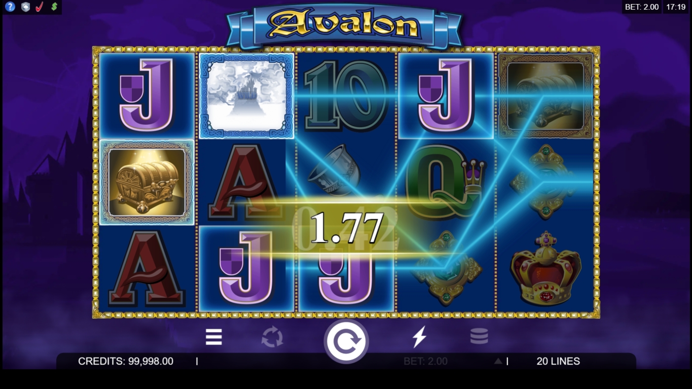 Win Money in Avalon Free Slot Game by Microgaming