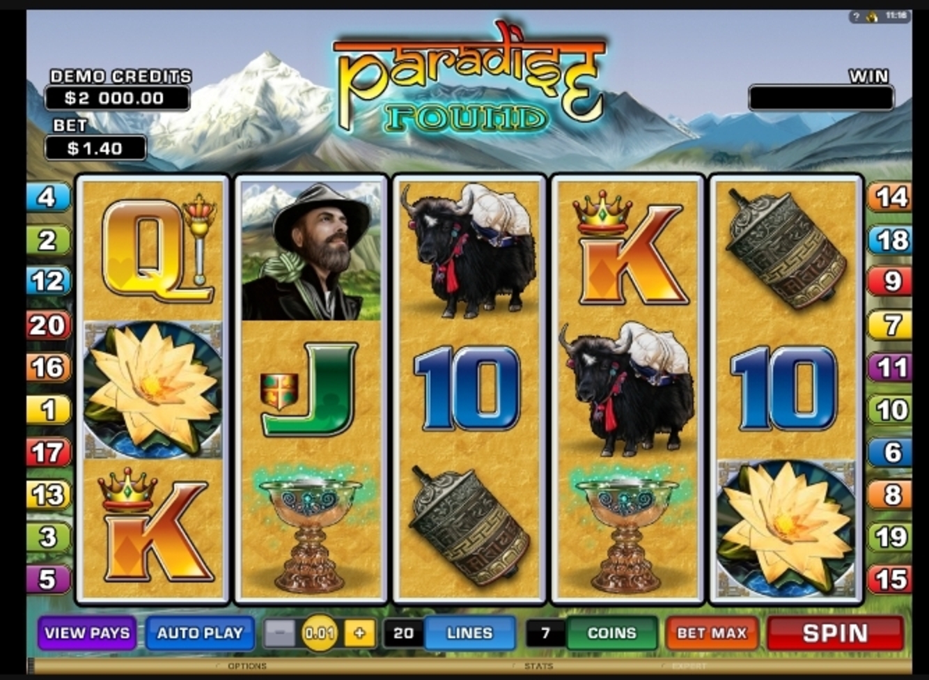 Reels in Paradise Found Slot Game by Microgaming