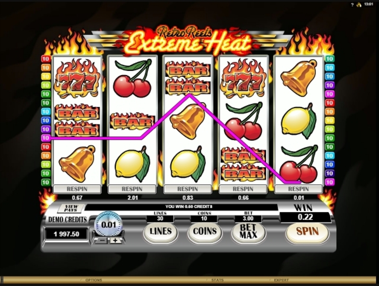Win Money in Retro Reels: Extreme Heat Free Slot Game by Microgaming
