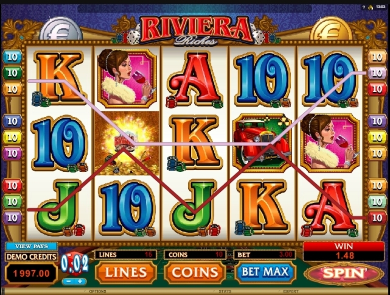 Win Money in Riviera Riches Free Slot Game by Microgaming